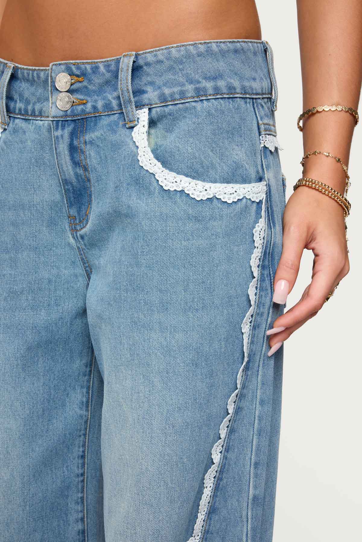 Alisha Lacey Low Rise Baggy Jeans-Milans Time