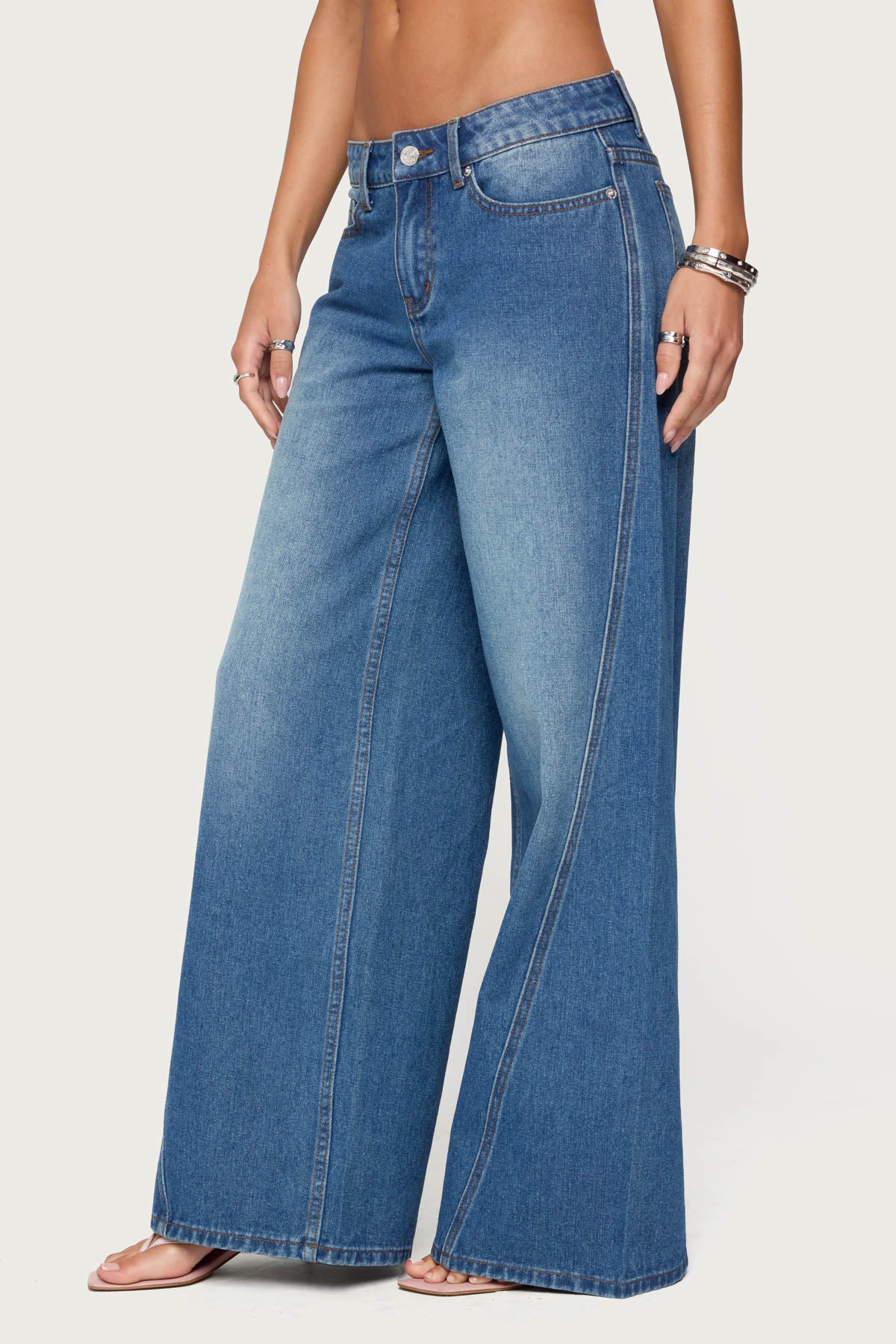 Linden Low Rise Baggy Jeans-Milans Time