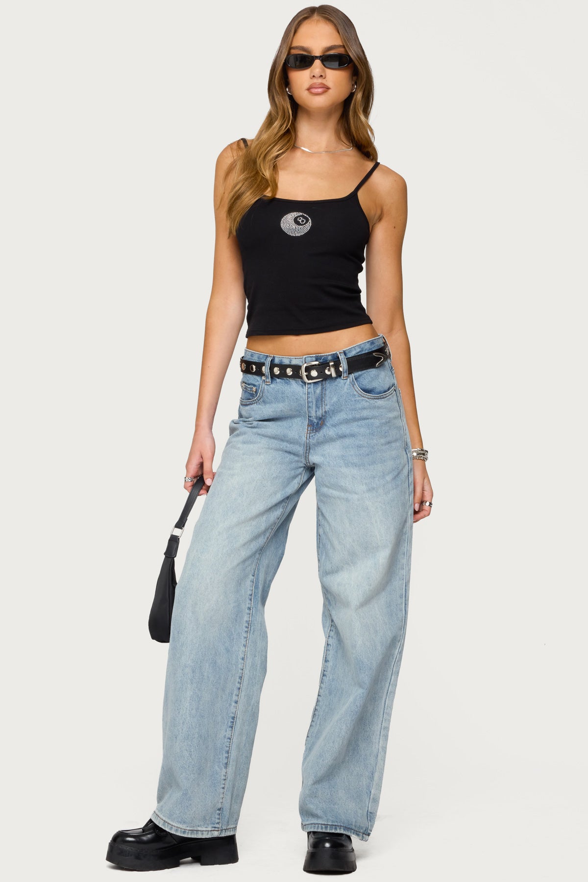 Rhinestone Magic 8 Tank Top-Milans Time