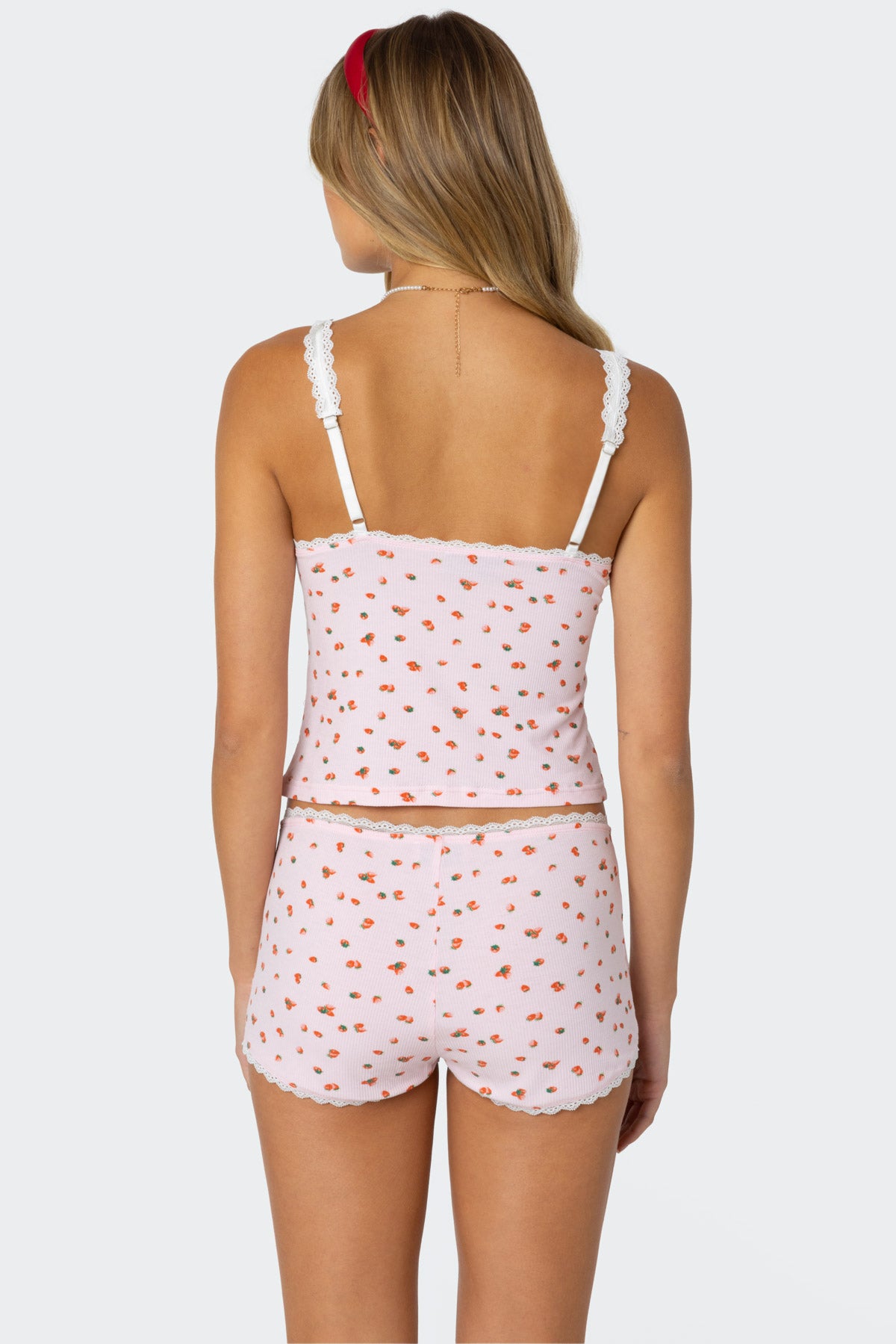Strawberry Girl Printed Tank Top-Milans Time