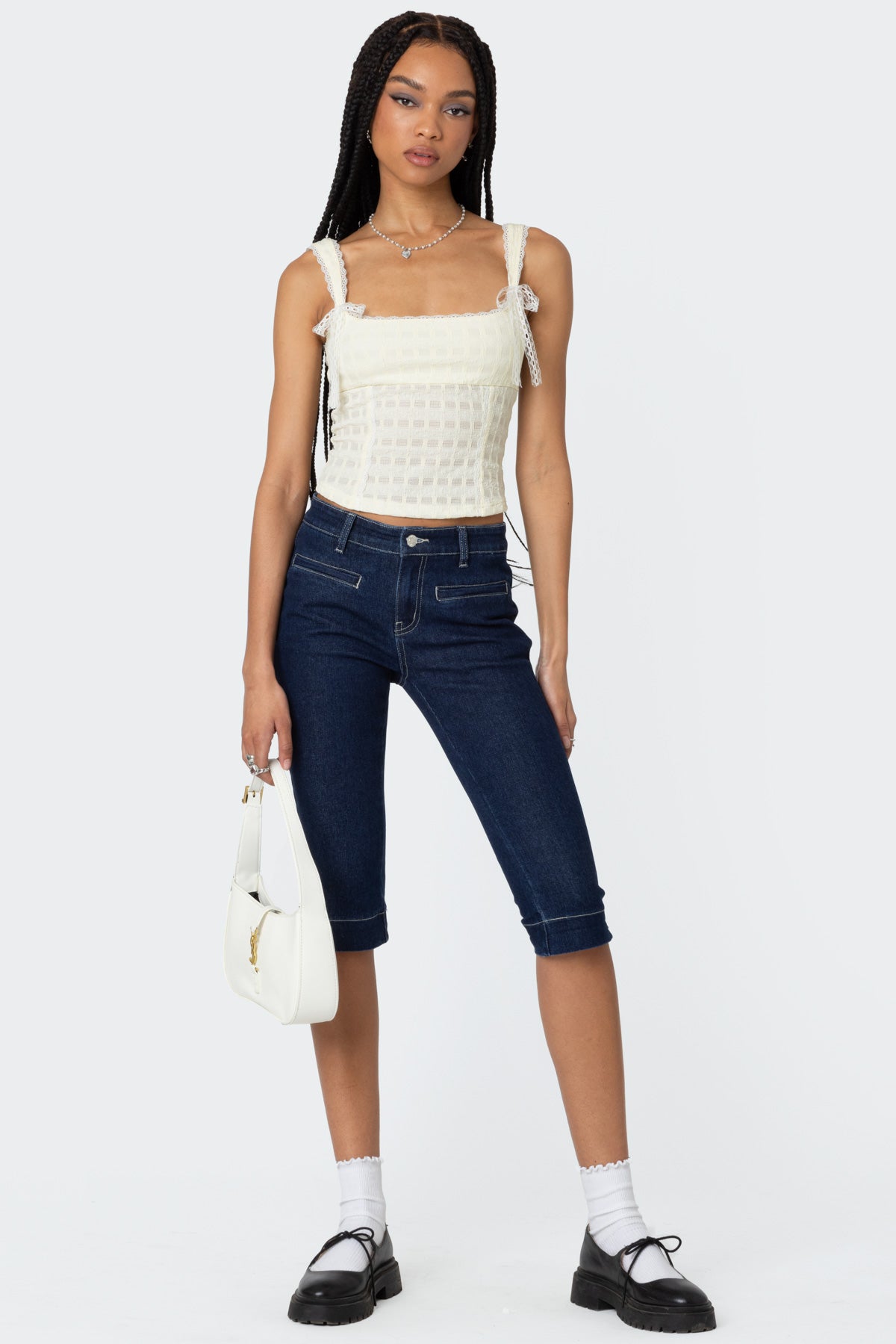 Textured Bustier Top-Milans Time