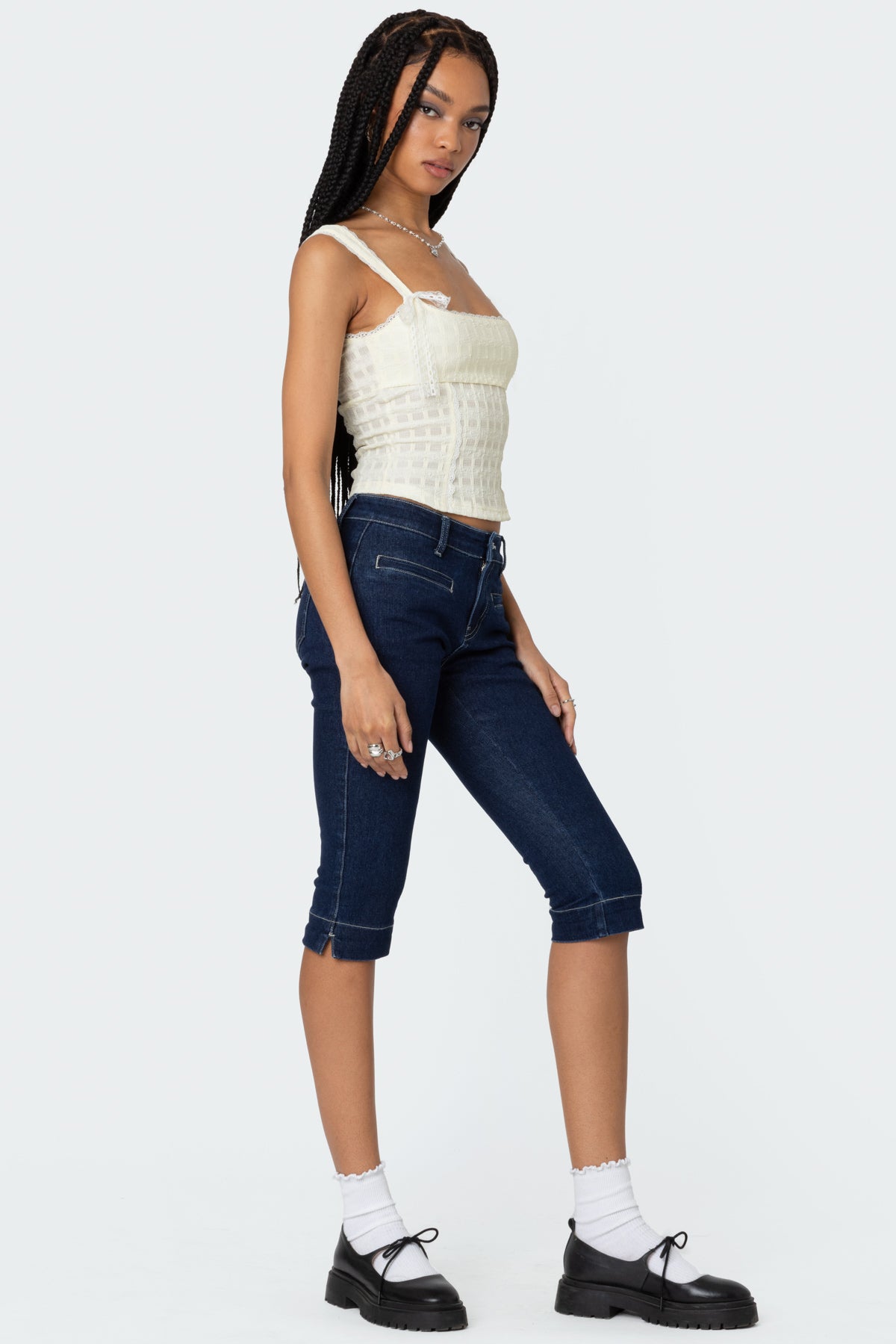 Textured Bustier Top-Milans Time