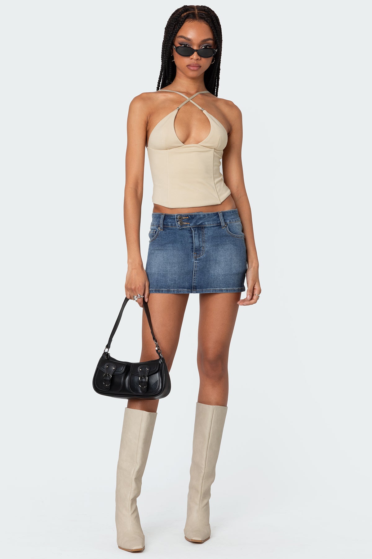 Lou Crossover Beaded Corset-Milans Time