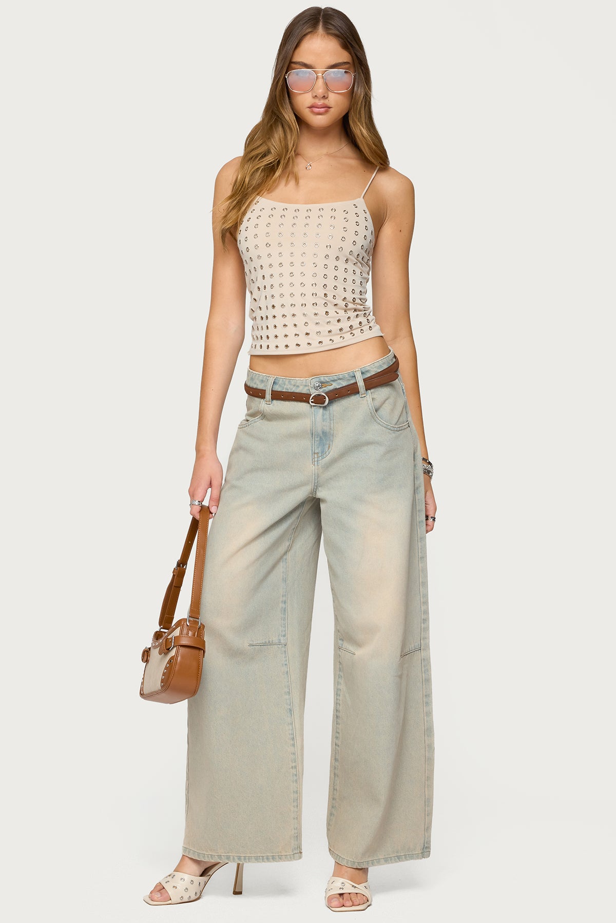 Vallie Grommet Tank Top-Milans Time