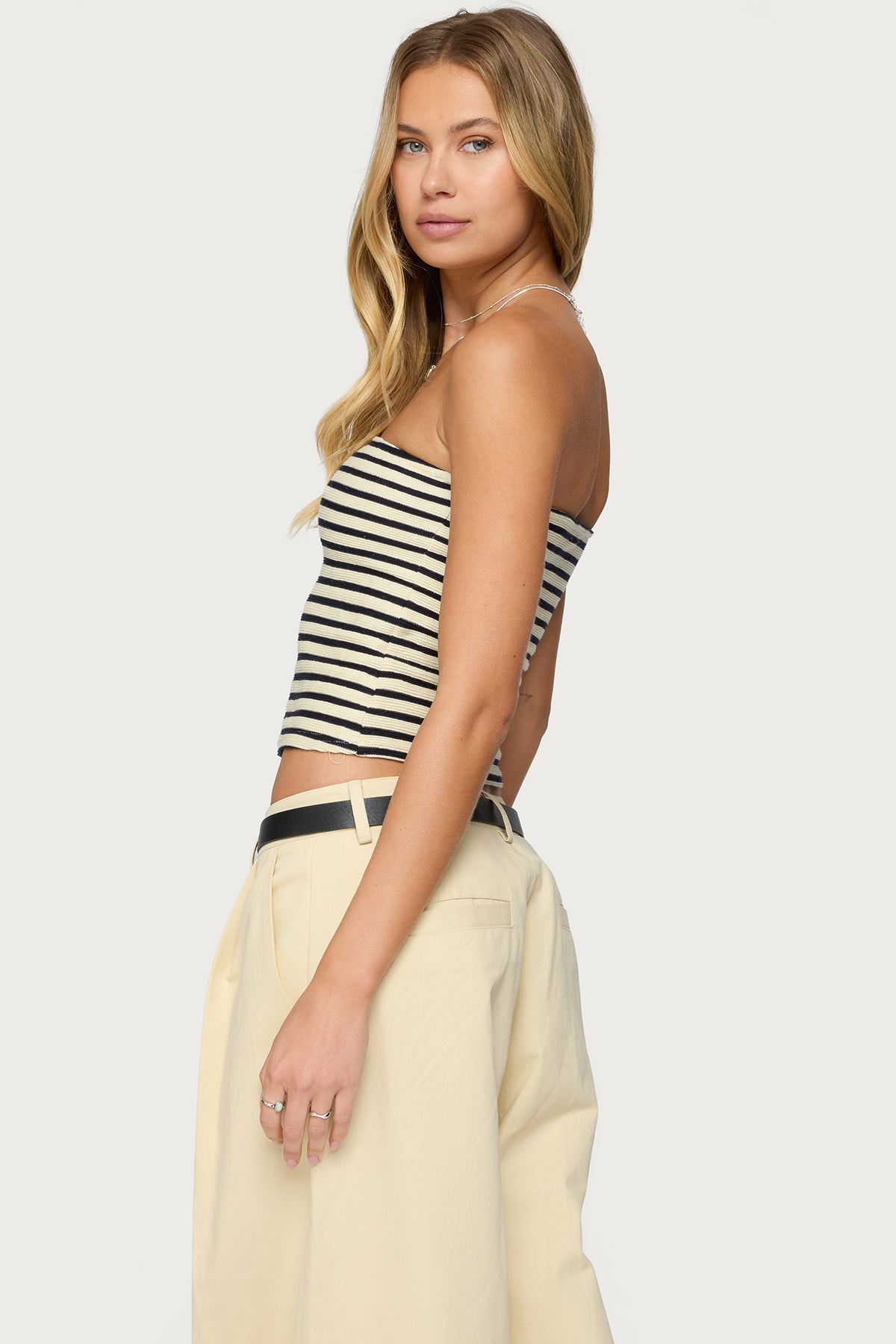 Odora Striped Tube Top-Milans Time