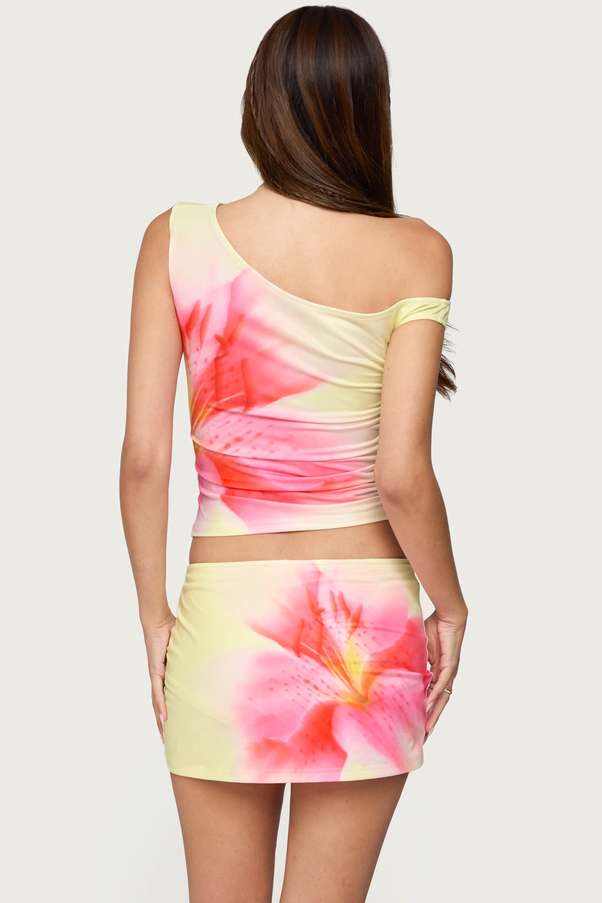 Tiger Flower Off Shoulder Top-Milans Time