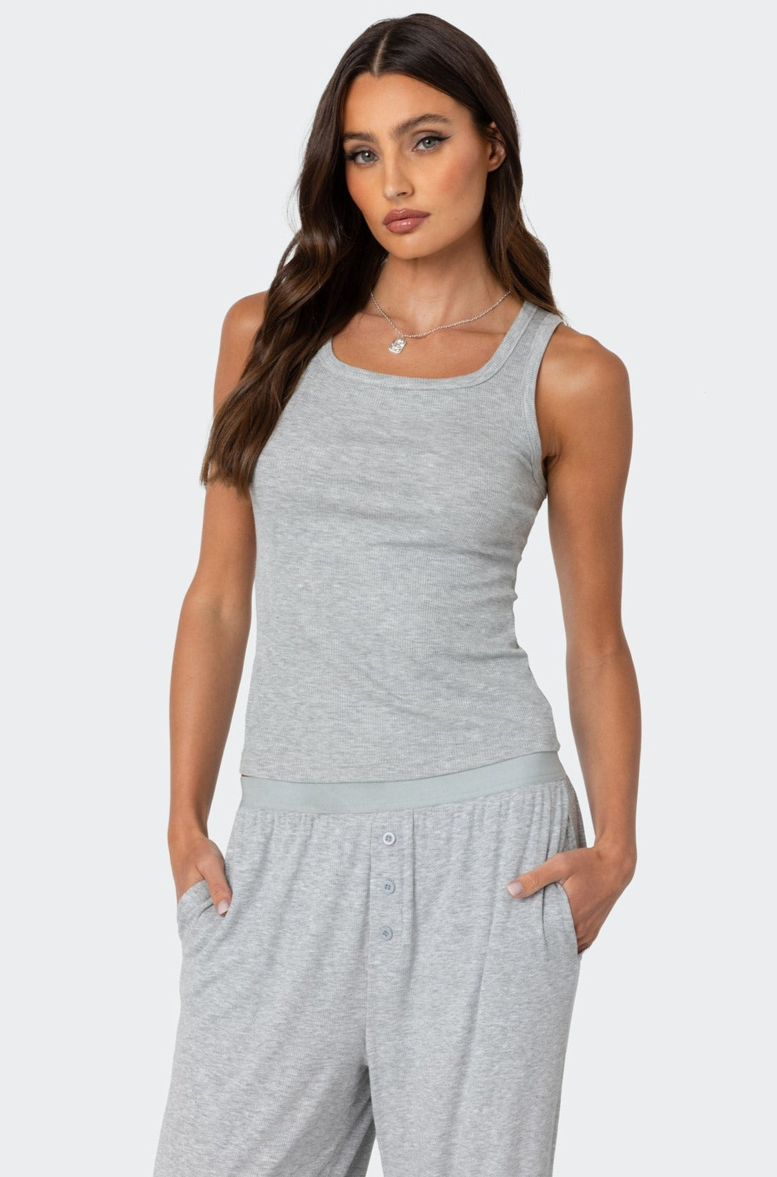 Kylian Ribbed Tank Top-Milans Time