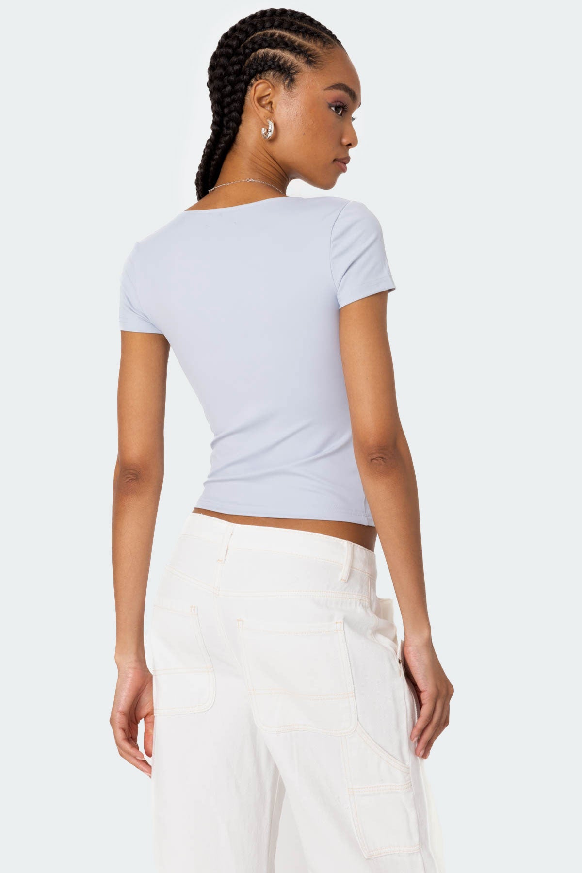 Katia V Neck Top-Milans Time