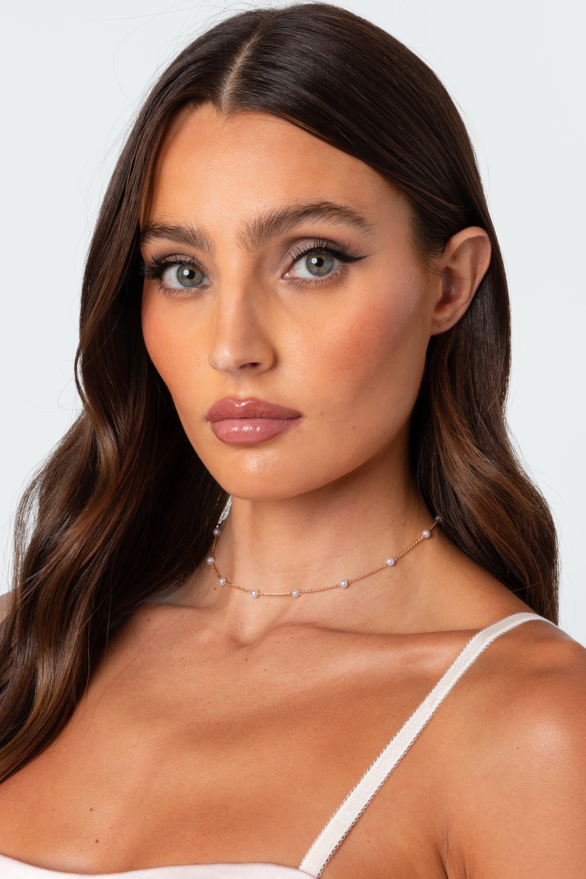 Spaced Out Pearly Necklace-Milans Time