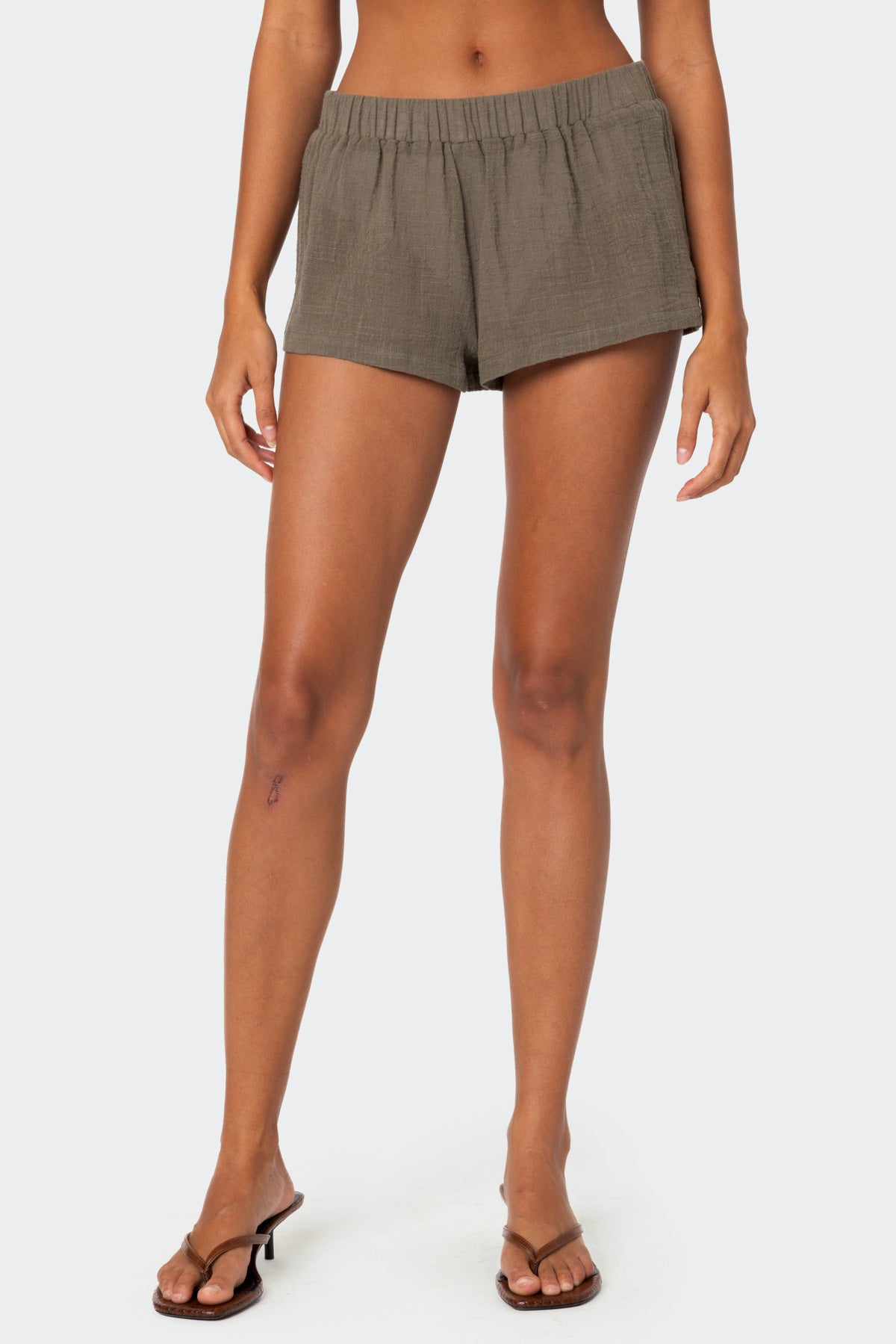 Harleigh Linen Look Shorts-Milans Time
