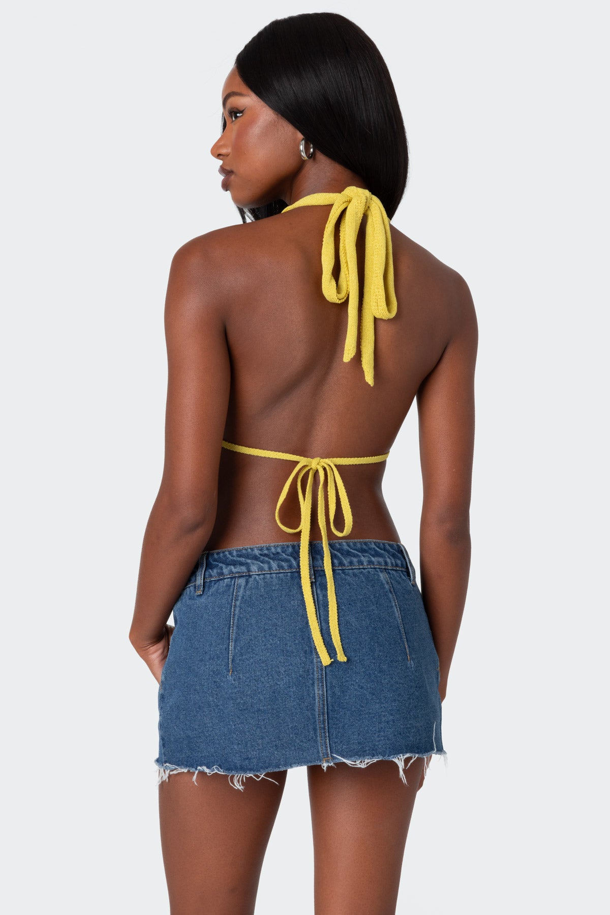 Caraway Ribbed Knit Split Front Top-Milans Time