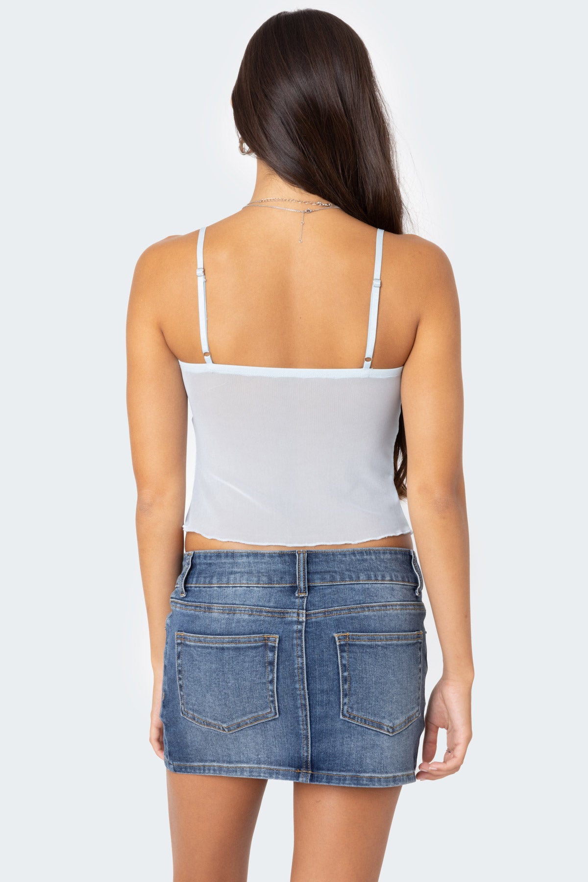 Serafina Sheer Mesh Tank Top-Milans Time