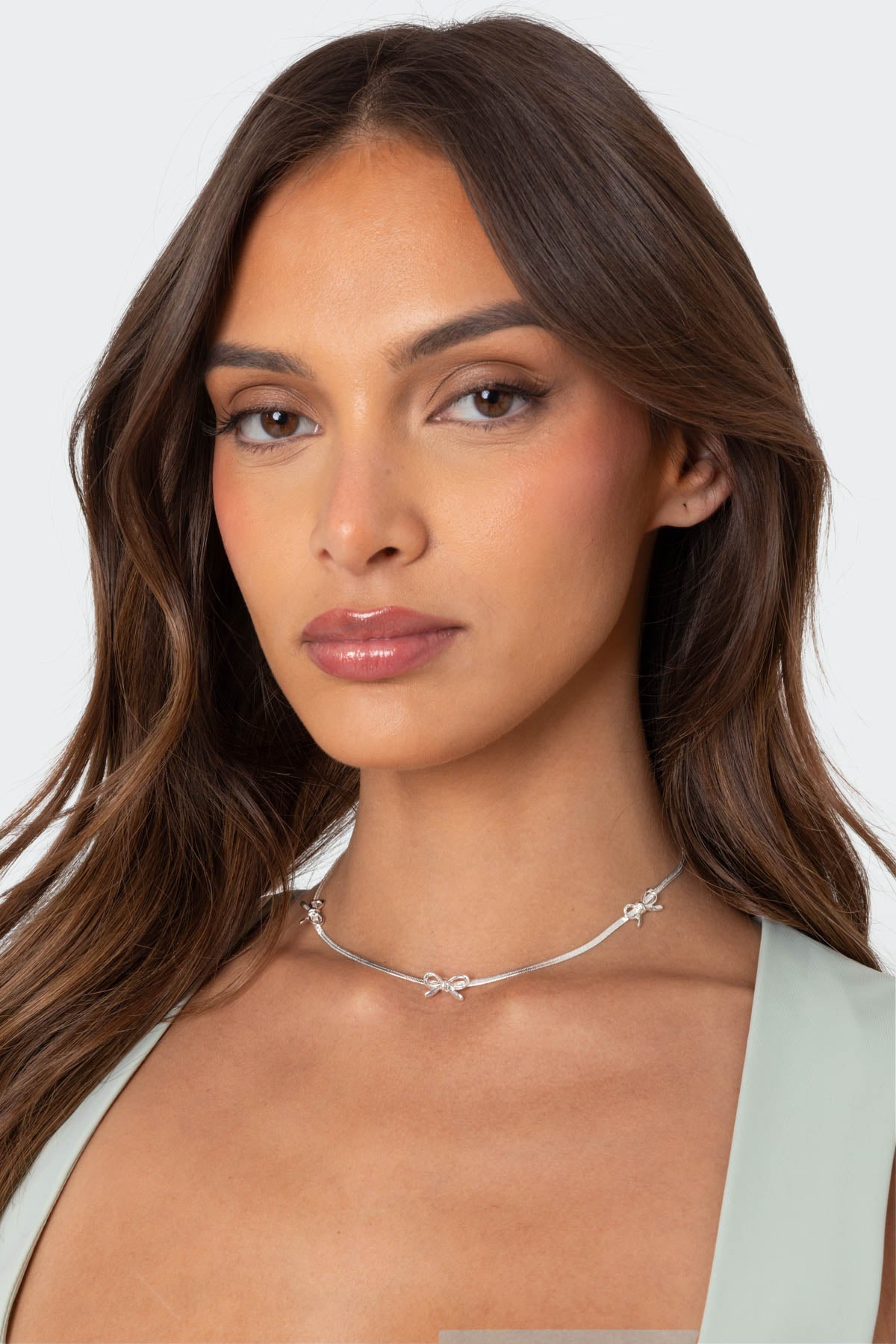 Triple Bow Necklace-Milans Time