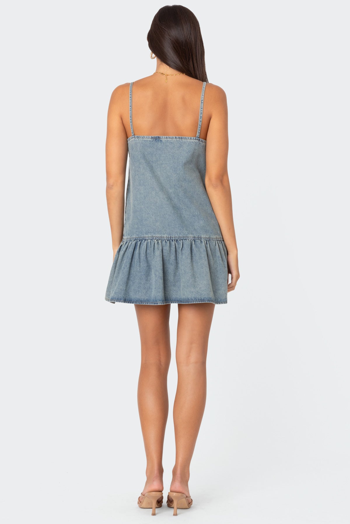 Dylan Denim Mini Dress-Milans Time