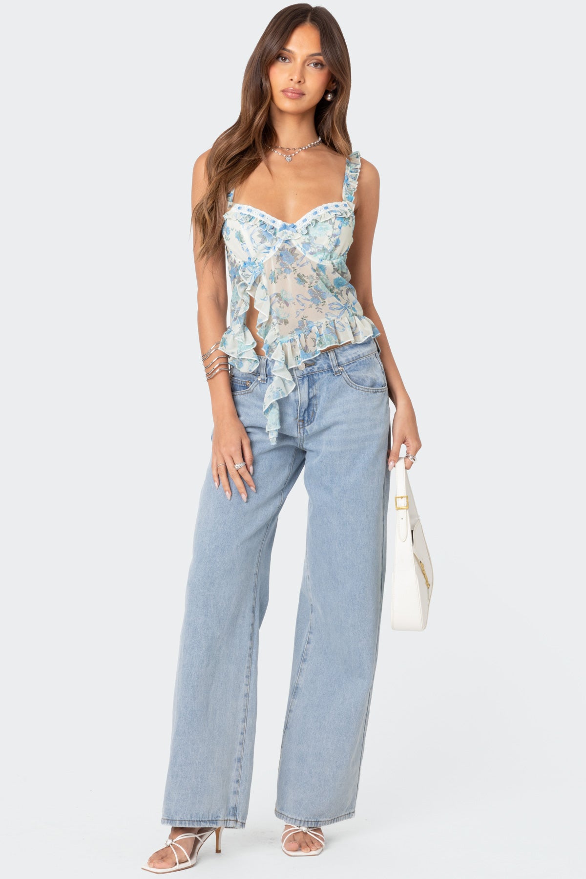 Cascade Ruffled Bra Top-Milans Time