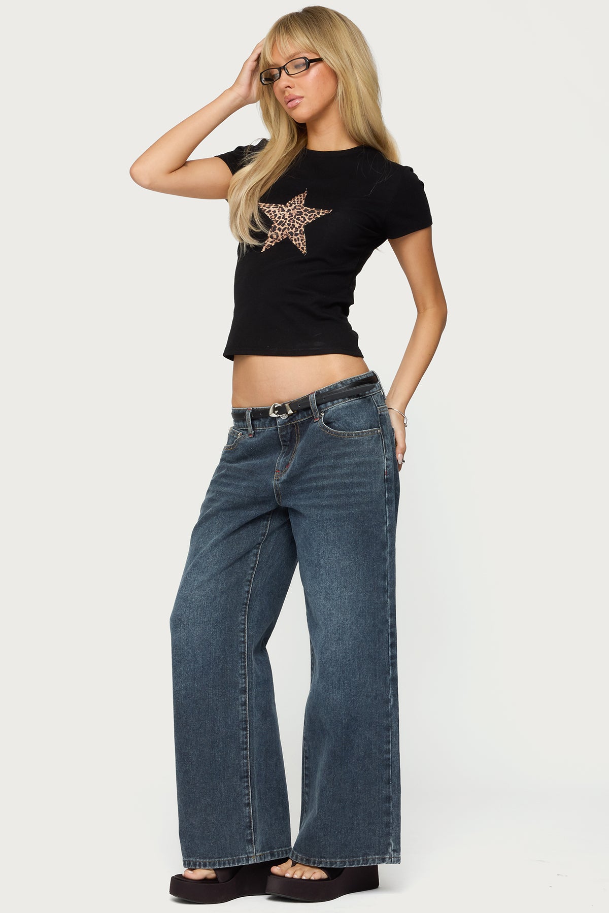 Petite Ace Low Rise Baggy Jeans-Milans Time