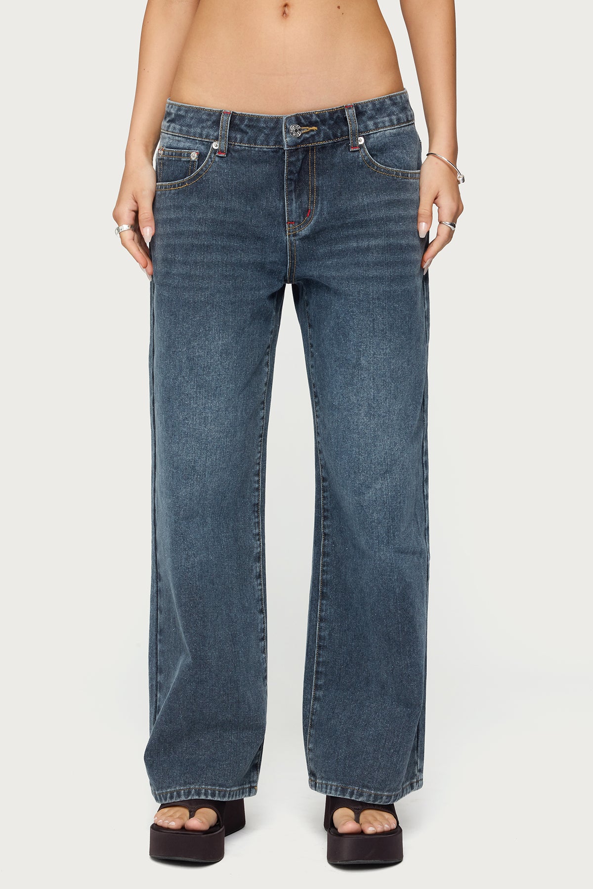 Petite Ace Low Rise Baggy Jeans-Milans Time