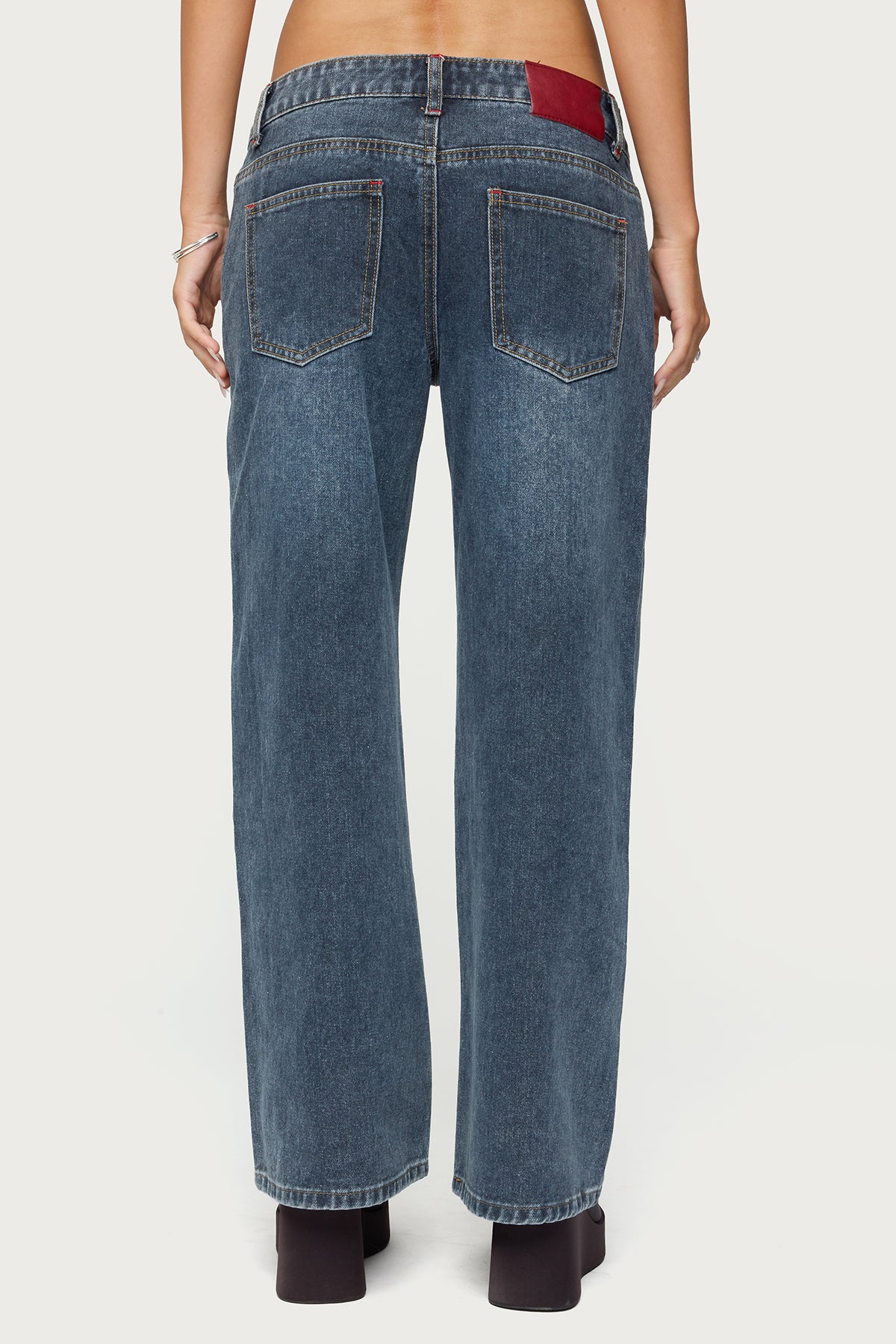 Petite Ace Low Rise Baggy Jeans-Milans Time