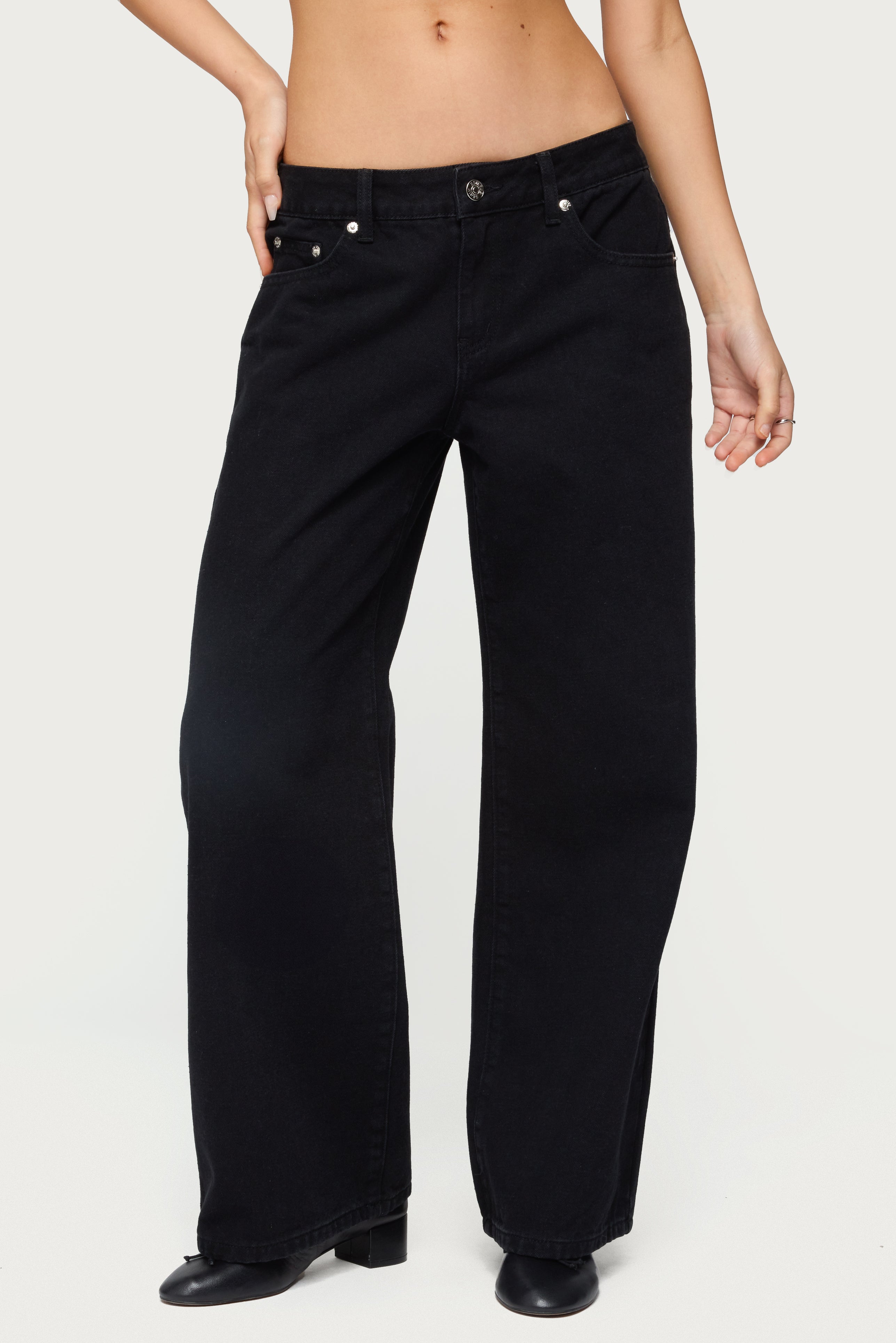 Petite Daytime Low Rise Baggy Jeans-Milans Time