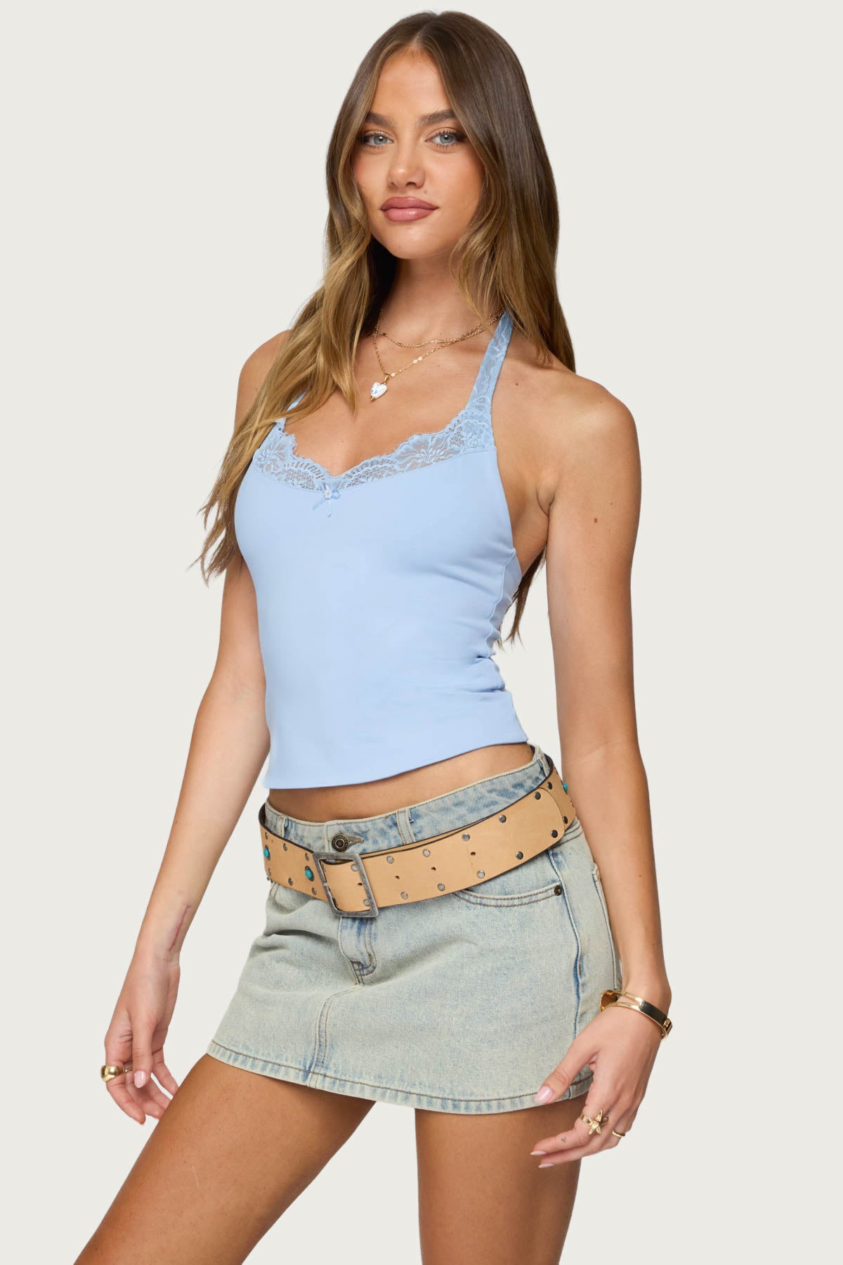 Jordie Lacey Halter Top-Milans Time