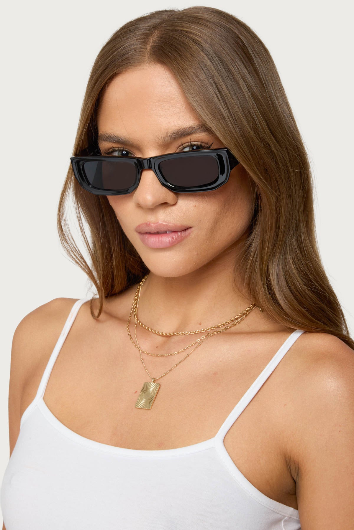 Matea Rectangle Sunglasses-Milans Time