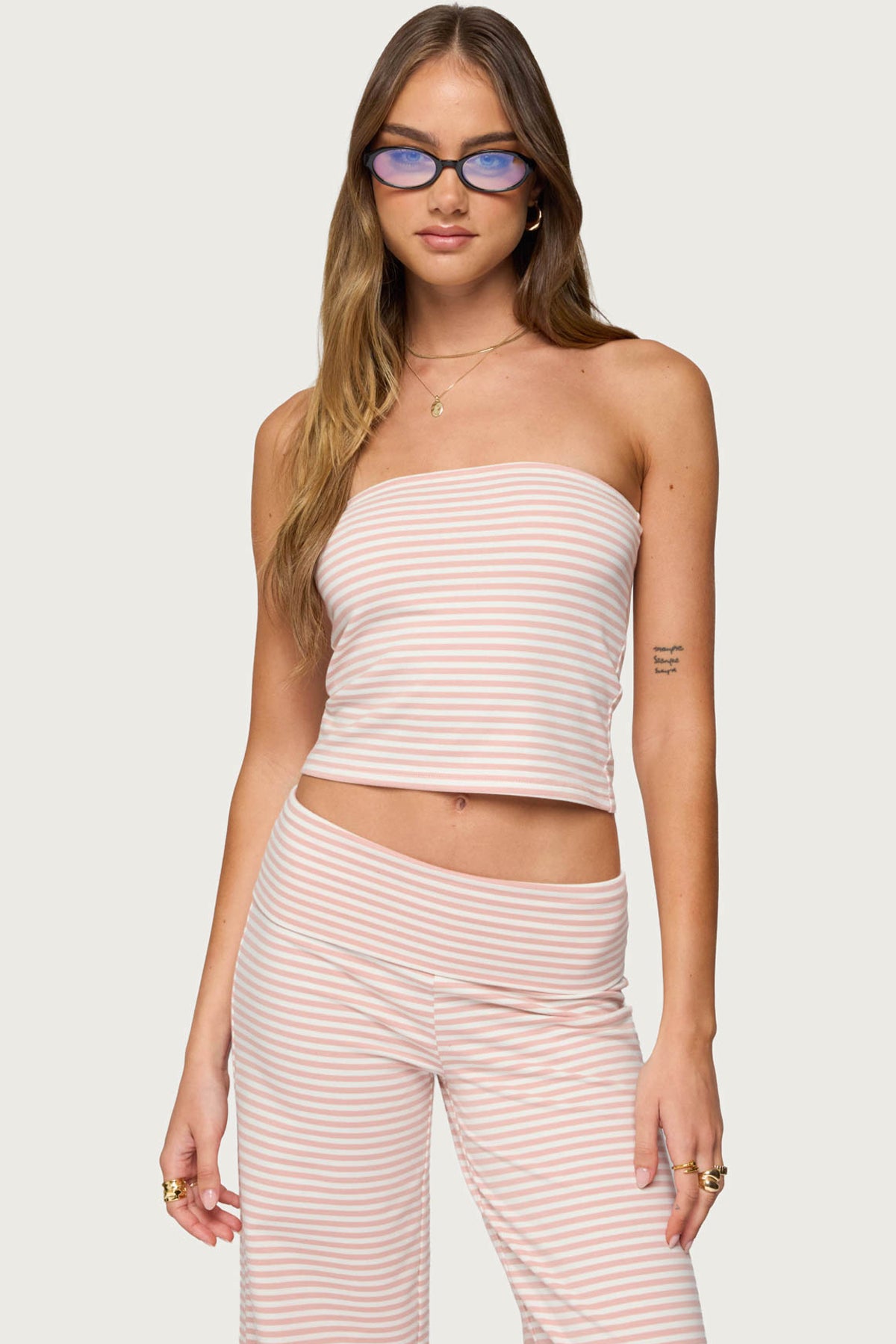 Lilah Striped Tube Top-Milans Time
