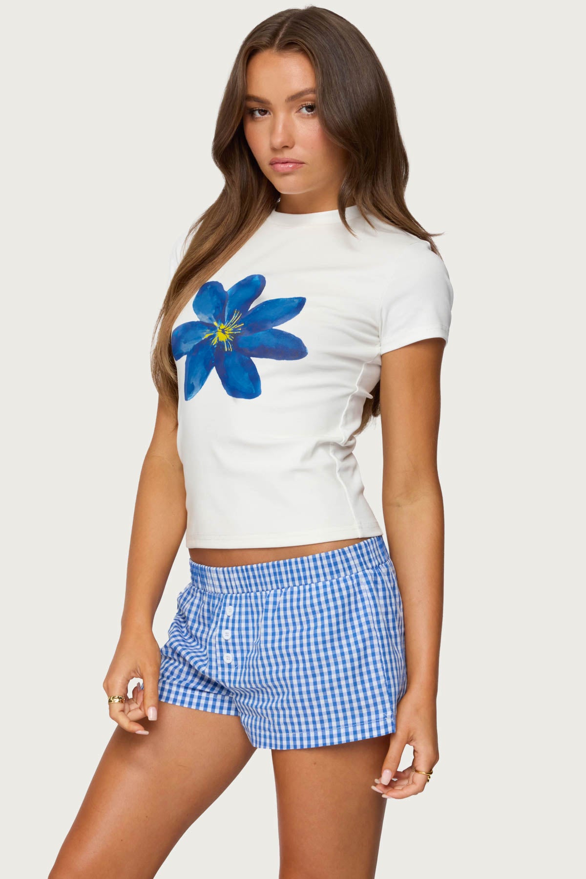 Marelle Flower Graphic T Shirt-Milans Time
