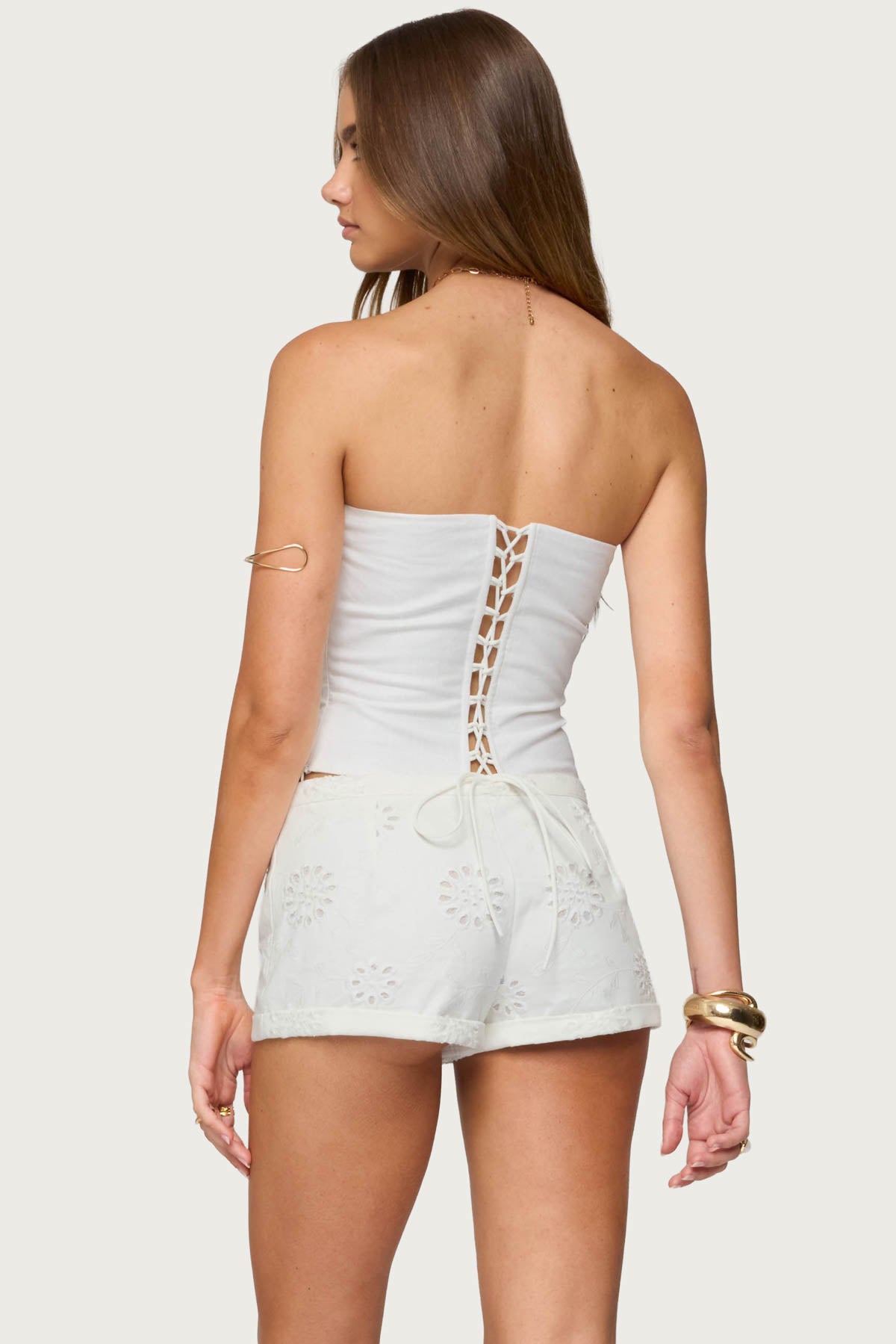 Hadar Linen Look Corset-Milans Time