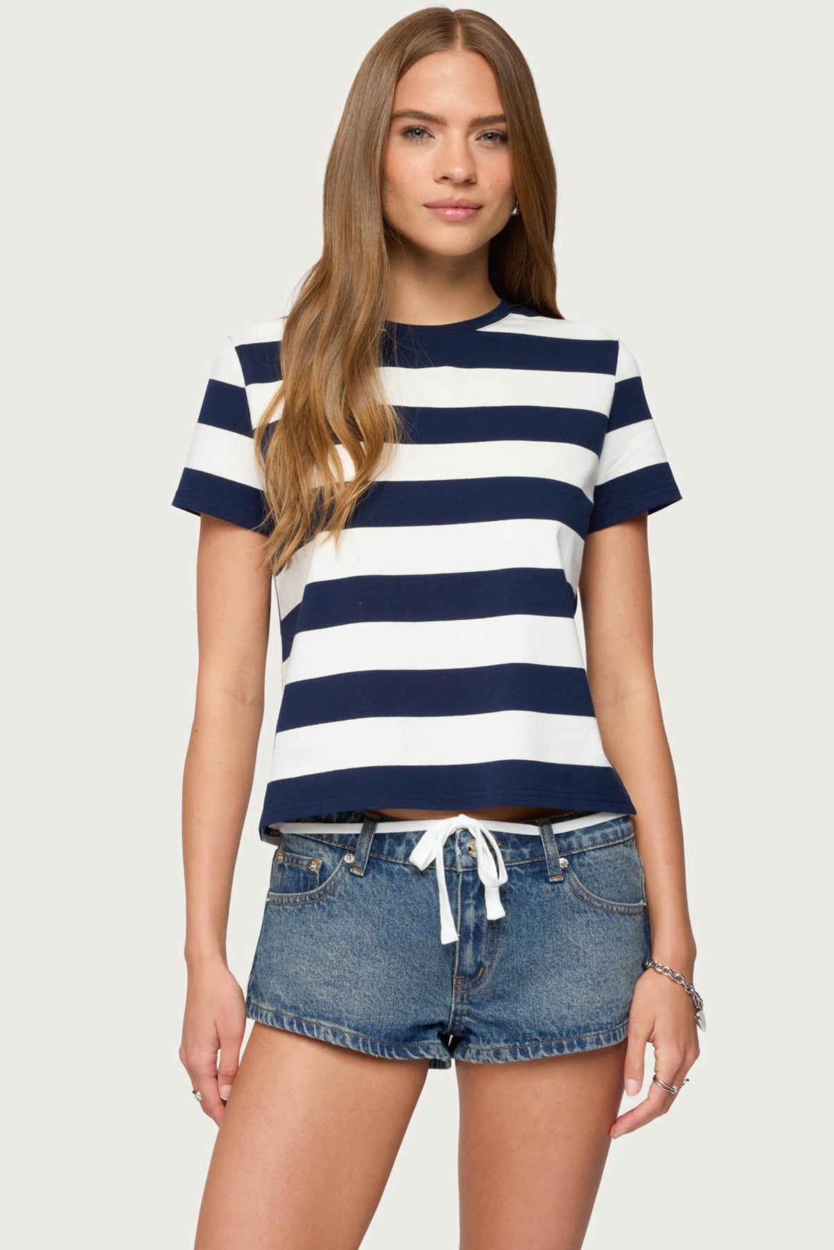 Valetta Oversized Striped T Shirt-Milans Time