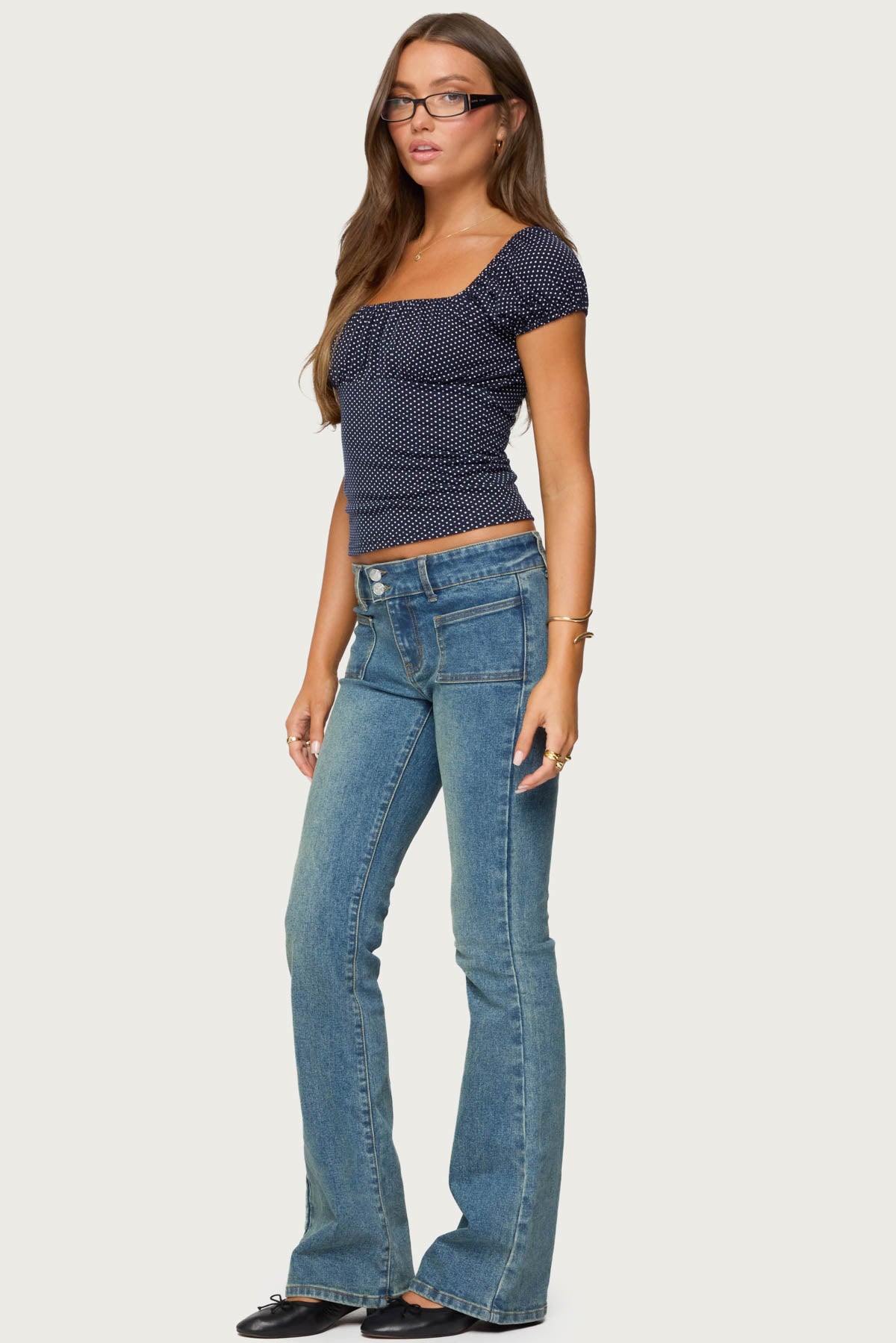 Stefania Polka Dot Top-Milans Time