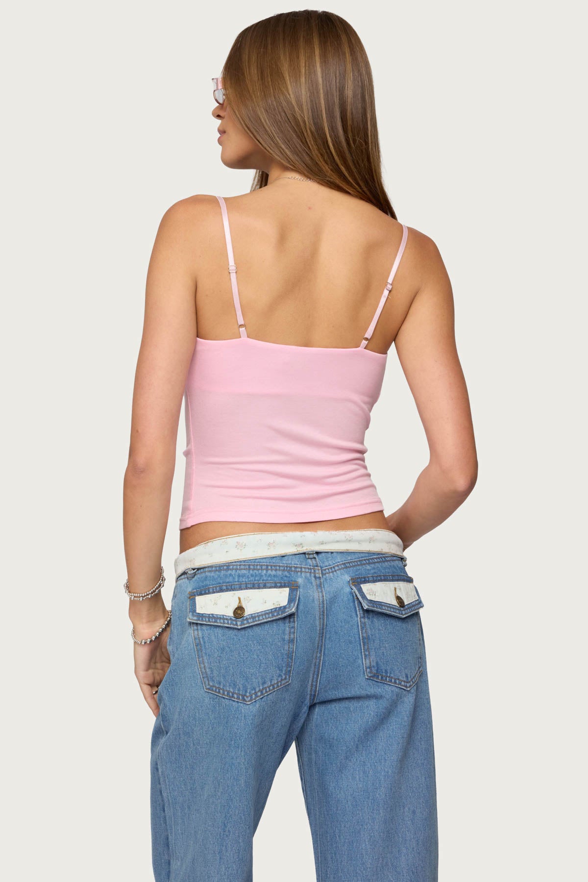 Layered Bra Cowl Neck Top-Milans Time