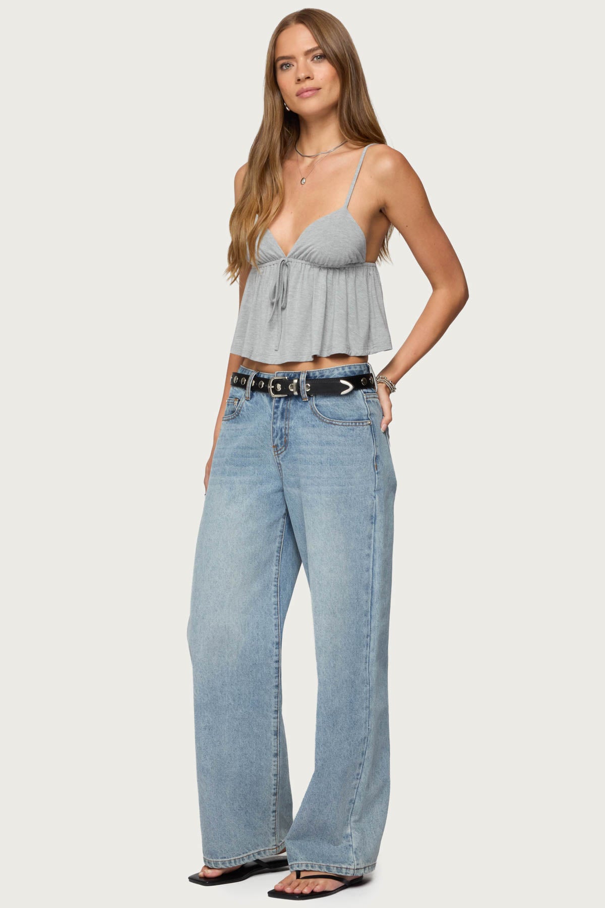 Sunrise Babydoll Tank Top-Milans Time