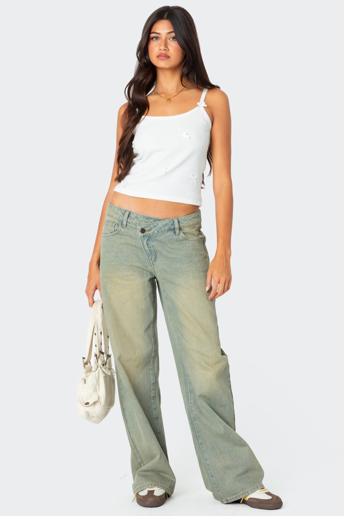 Emilia Ribbed Bow Tank Top-Milans Time