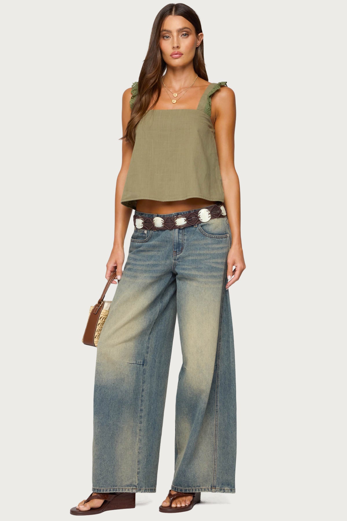 Viviana Linen Look Top-Milans Time