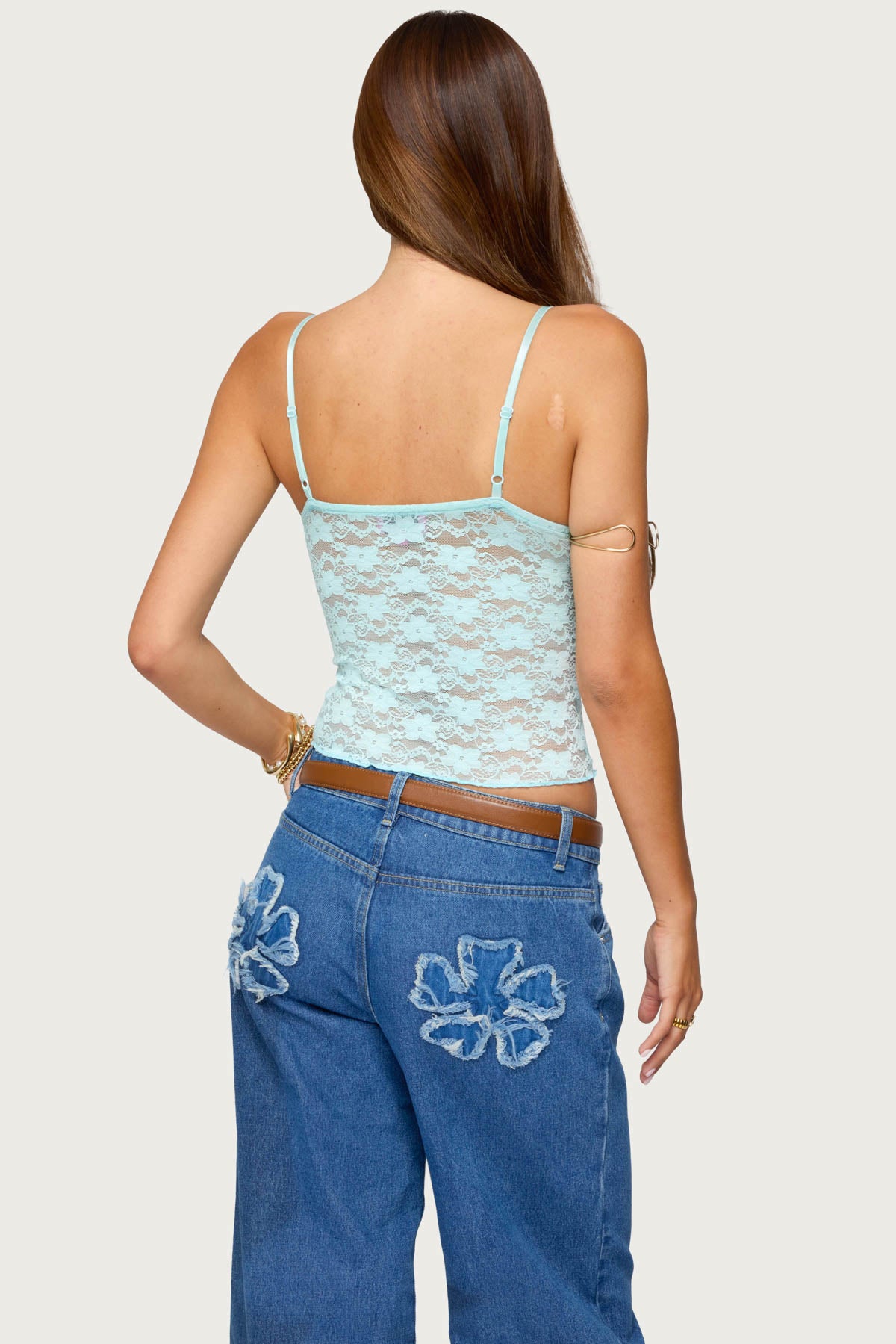 Eira Sheer Lace Tank Top-Milans Time