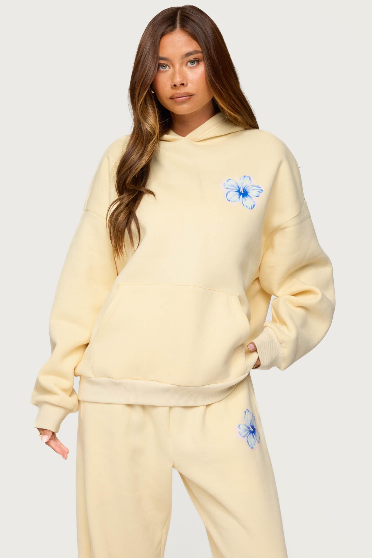 Tropical Bloom Hoodie-Milans Time