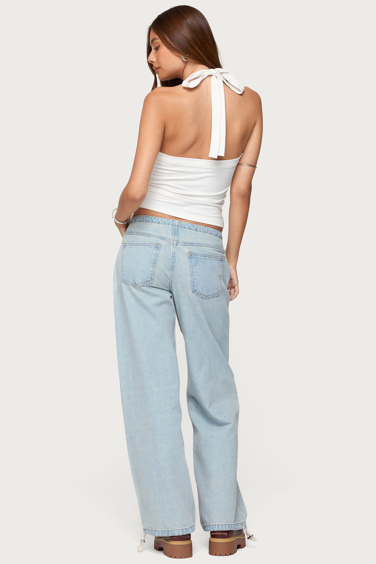 Kylan Asymmetric Halter Top-Milans Time