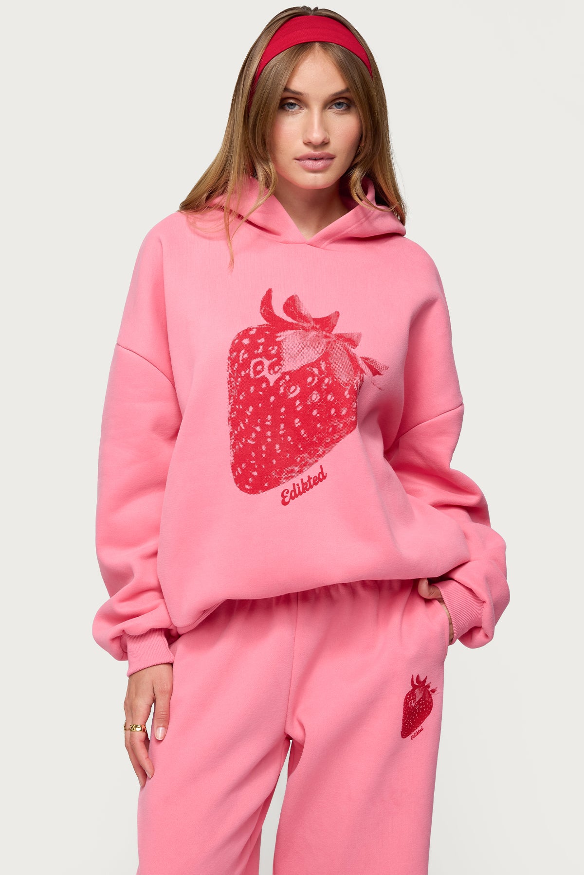 Strawberry Babe Hoodie-Milans Time
