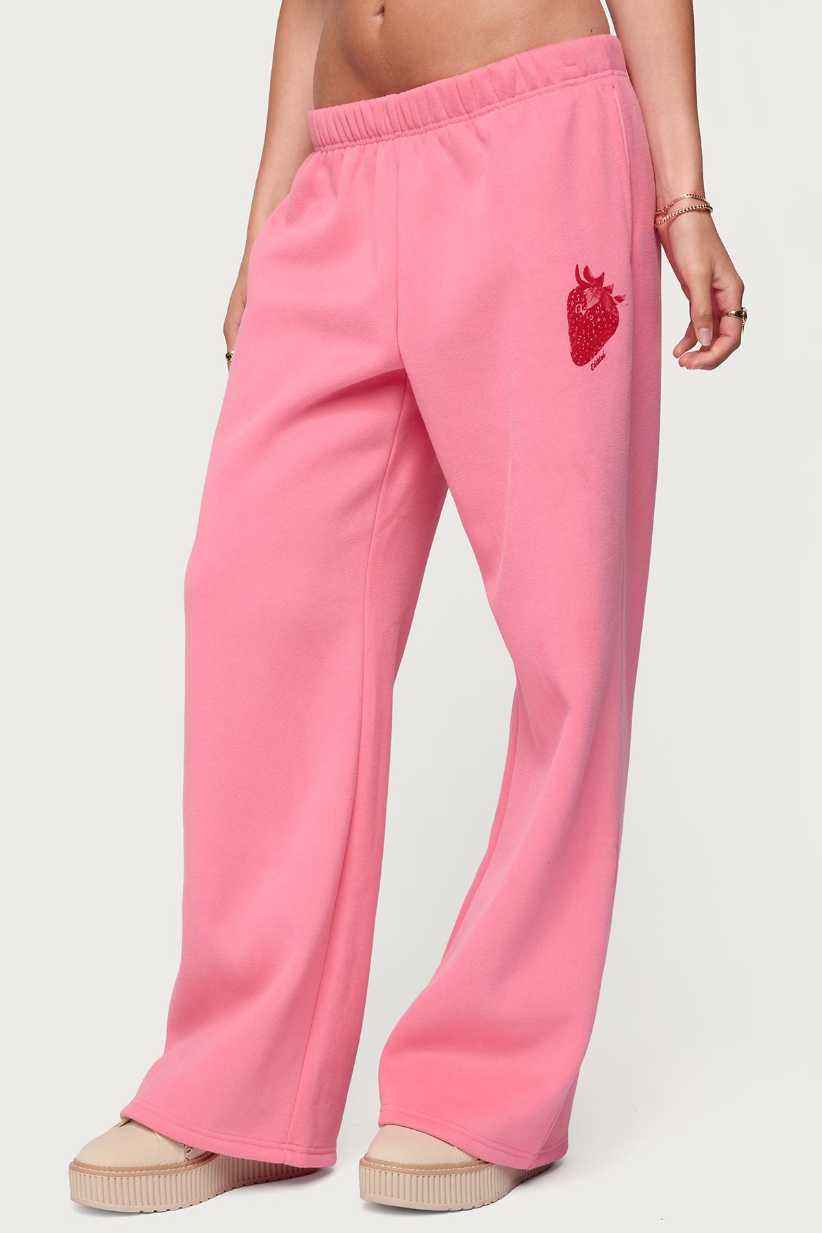 Strawberry Babe Sweatpants-Milans Time