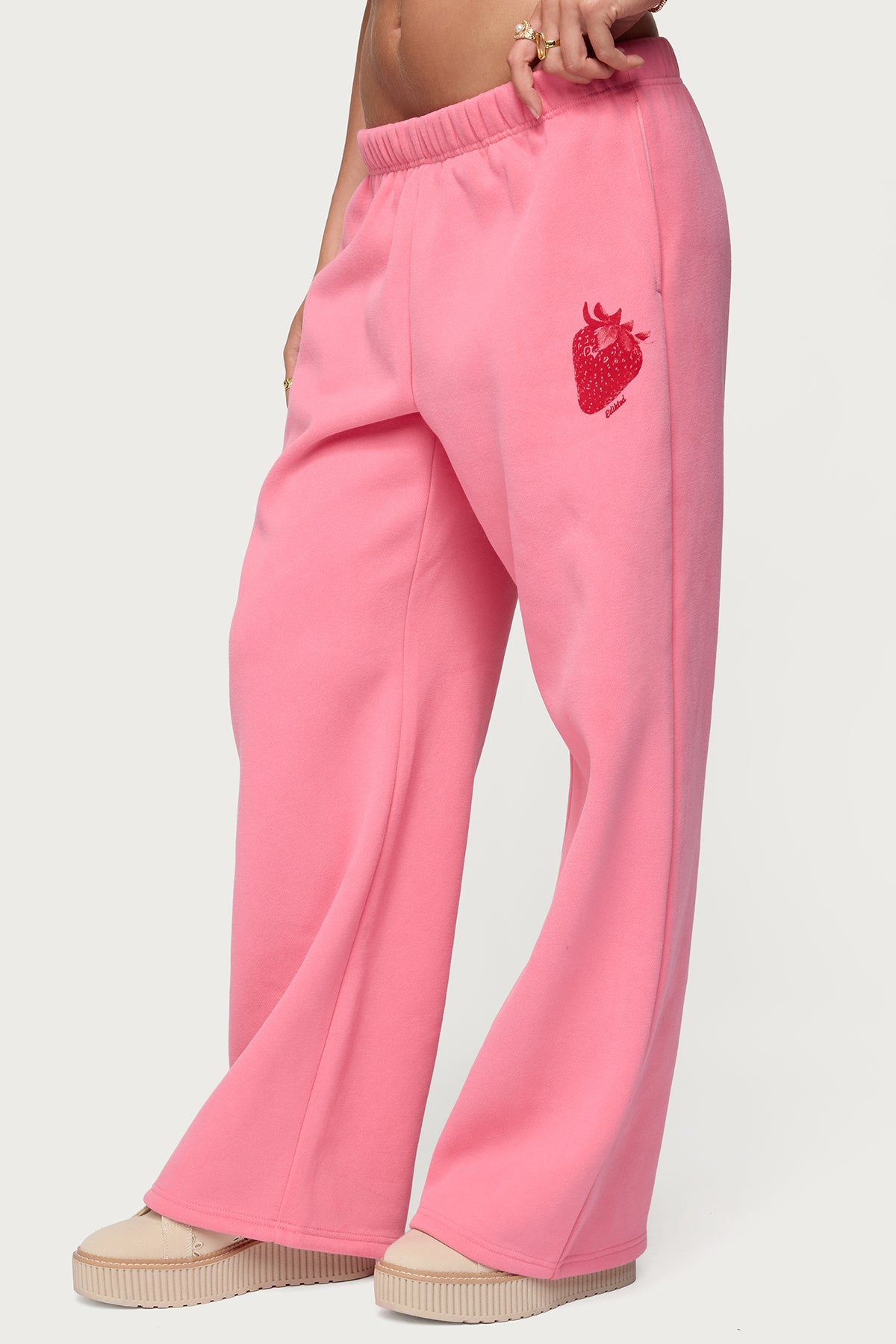 Strawberry Babe Sweatpants-Milans Time