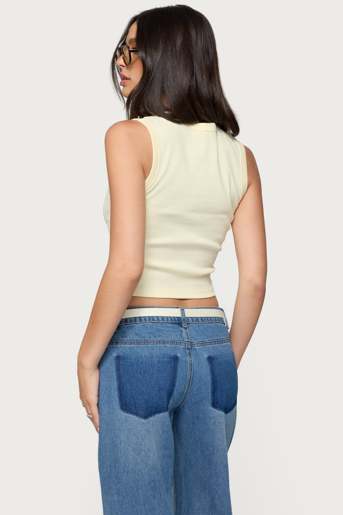 Basel Button Up Tank Top-Milans Time