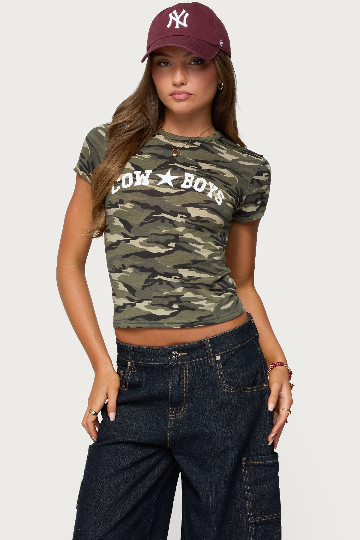 Nika Camo Cowboys T Shirt-Milans Time