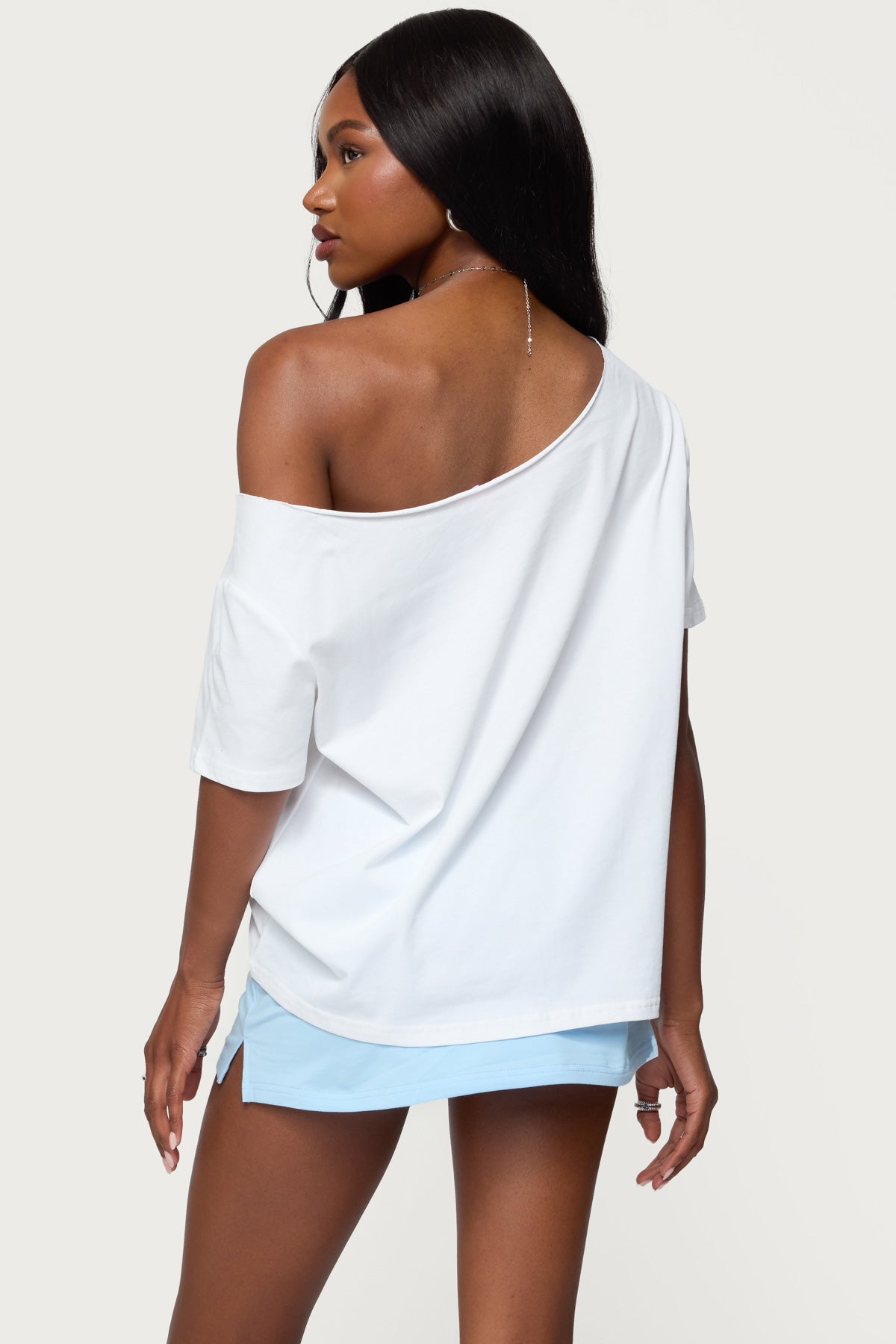 Hawaiian Babe Off Shoulder T Shirt-Milans Time