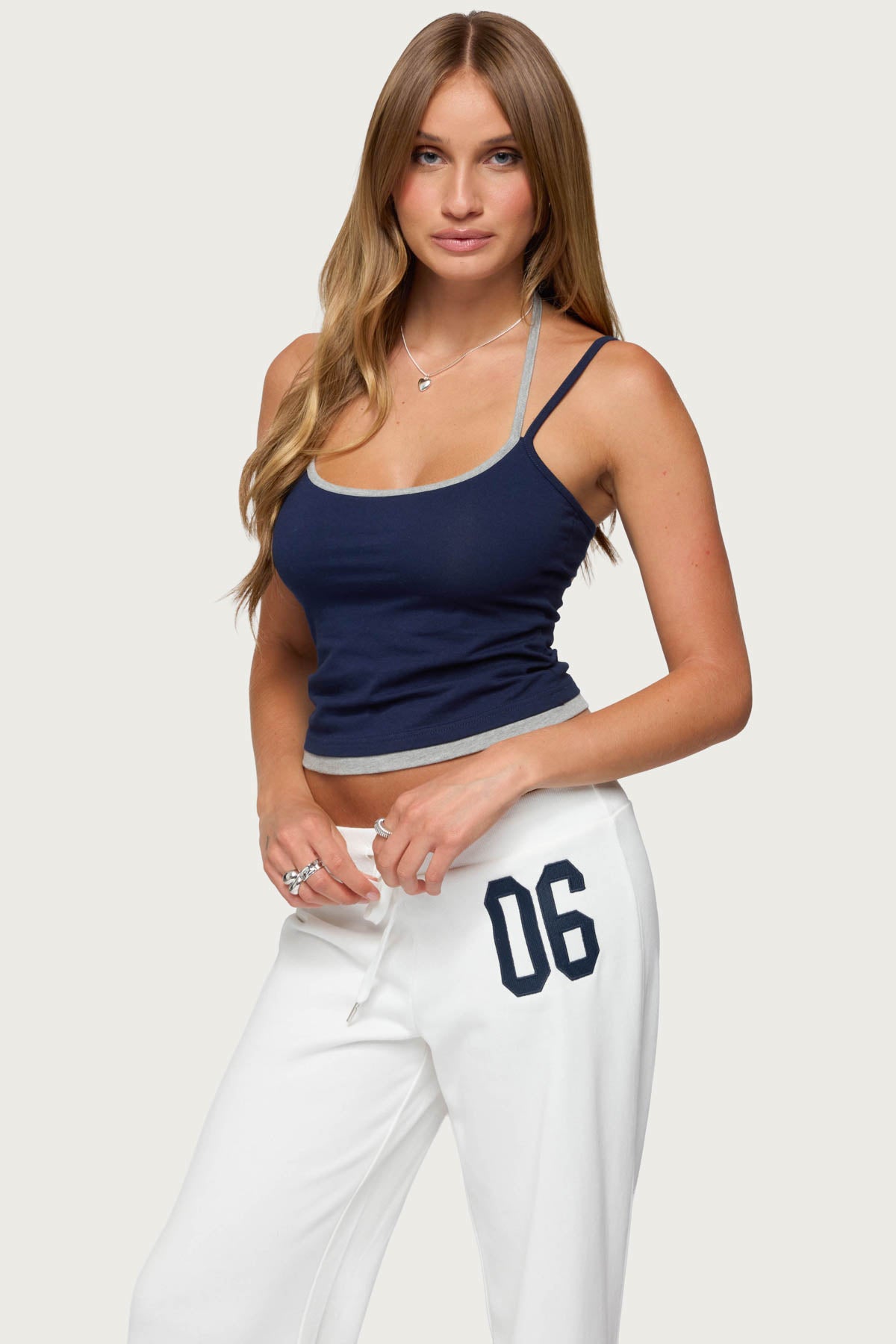 Roya Layered Halter Tank Top-Milans Time