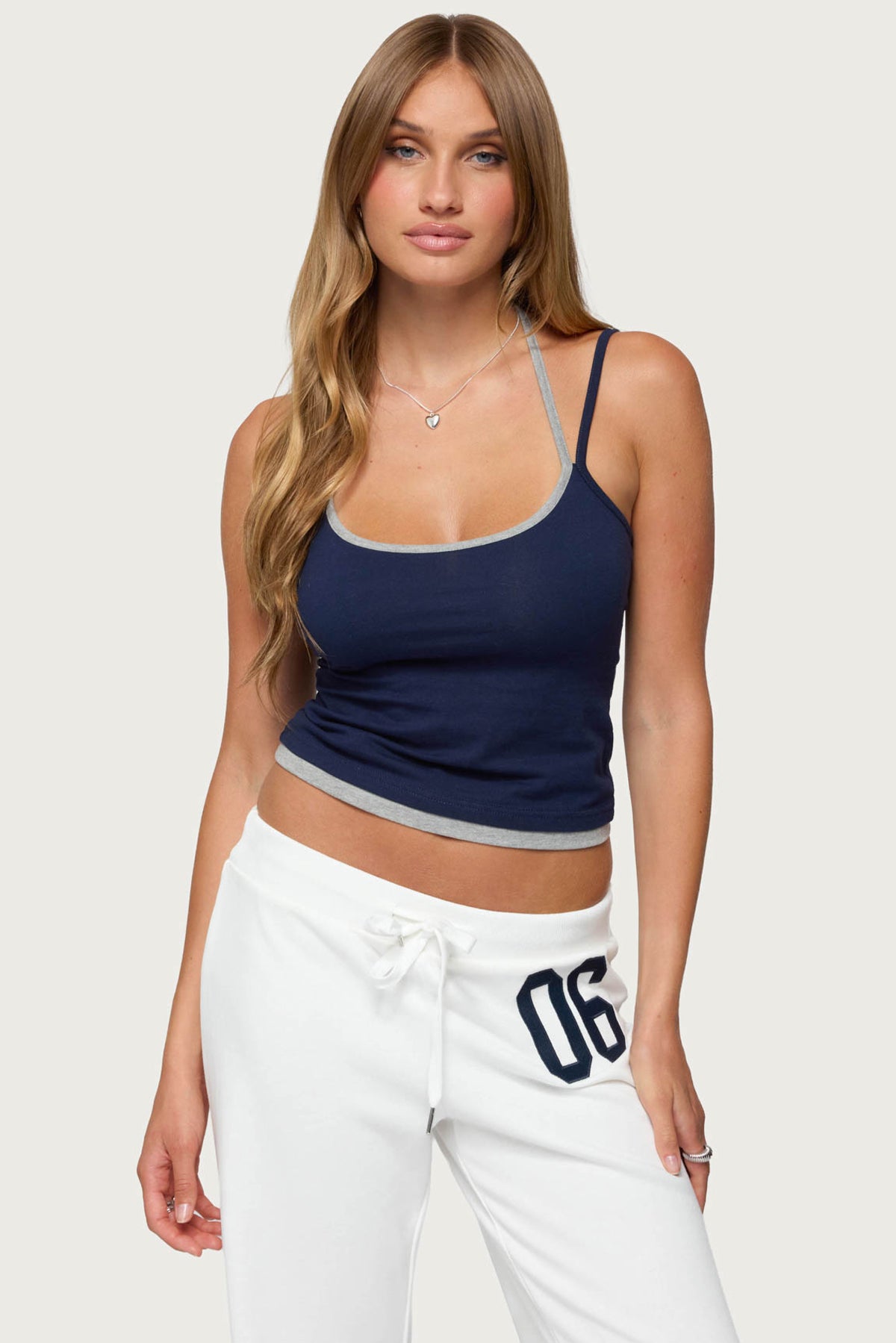 Roya Layered Halter Tank Top-Milans Time