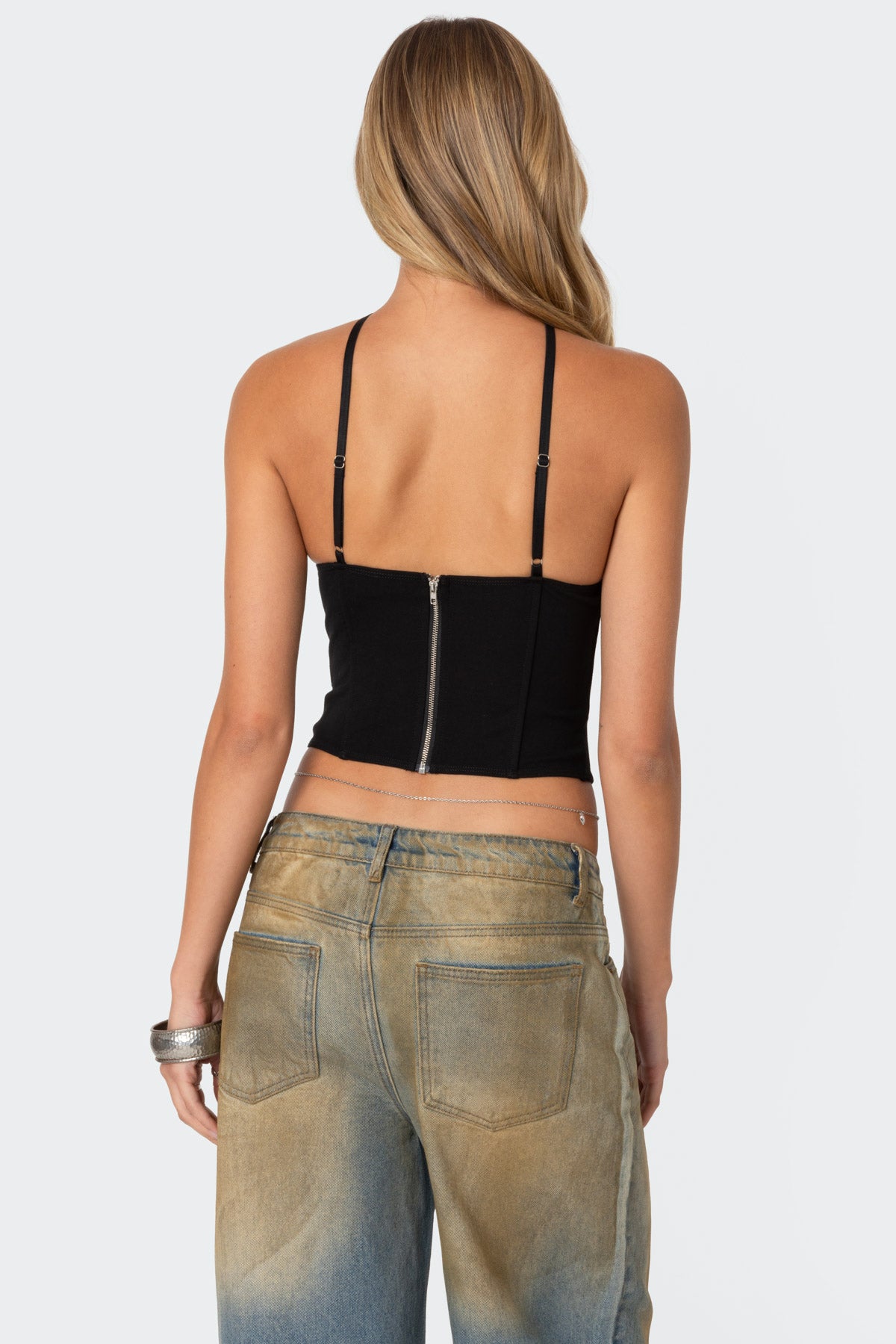 Lou Crossover Beaded Corset-Milans Time