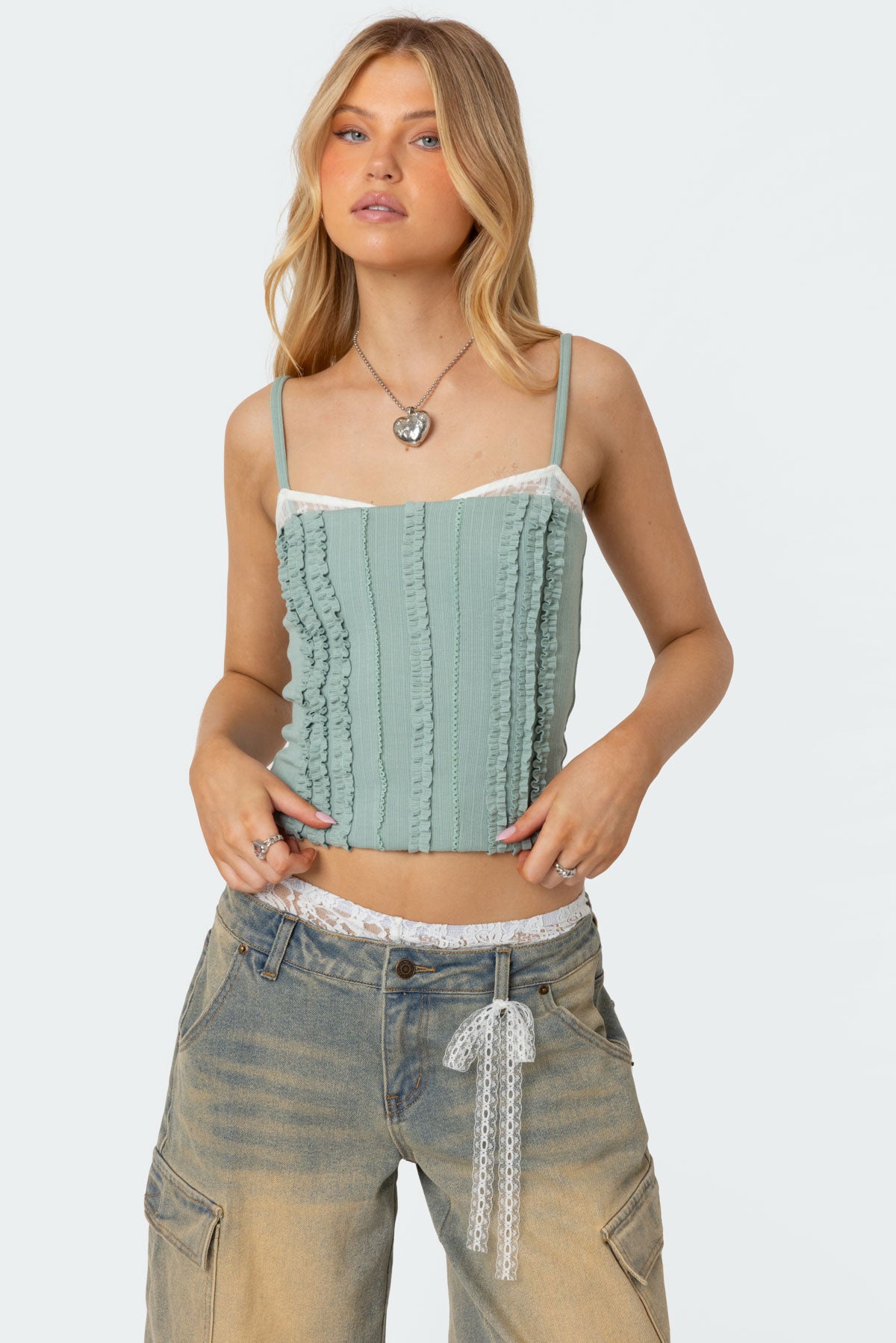 Ruffled Bra Top-Milans Time