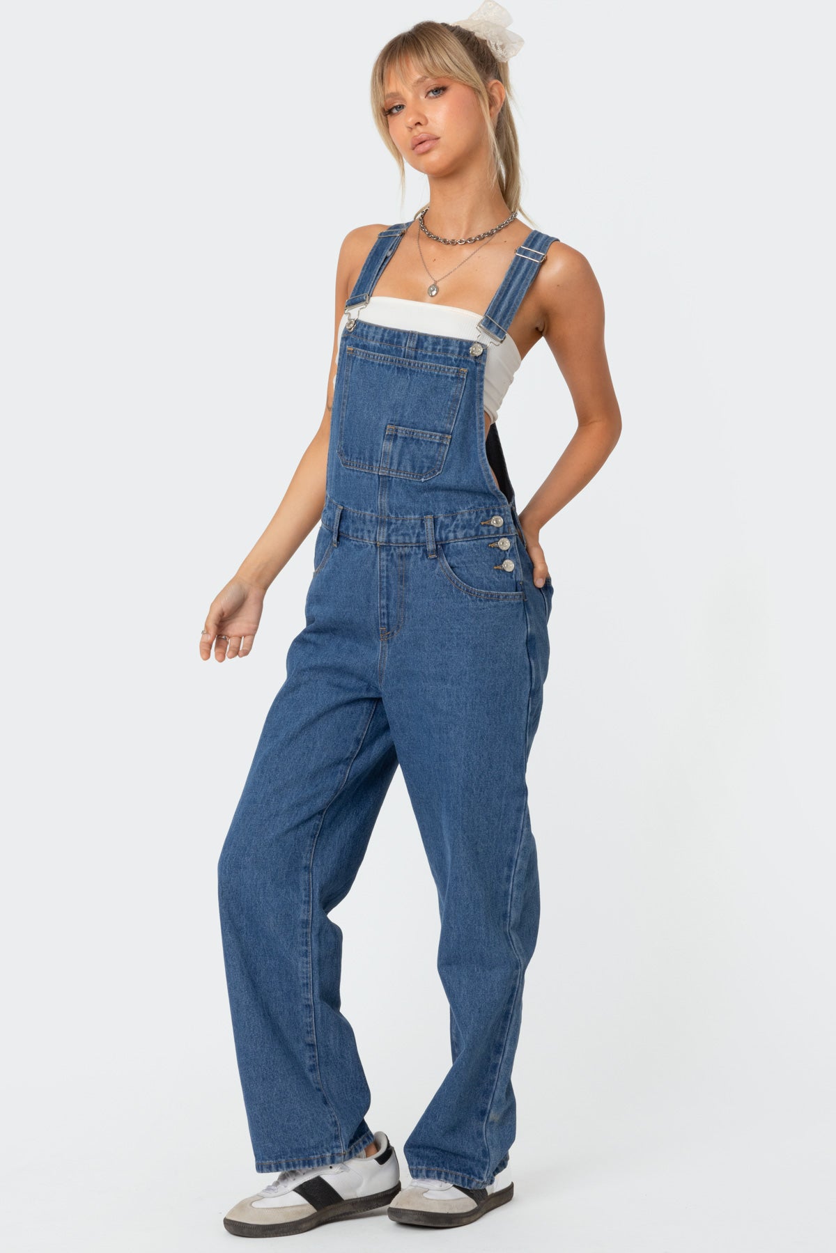 Rosemary Denim Overalls-Milans Time