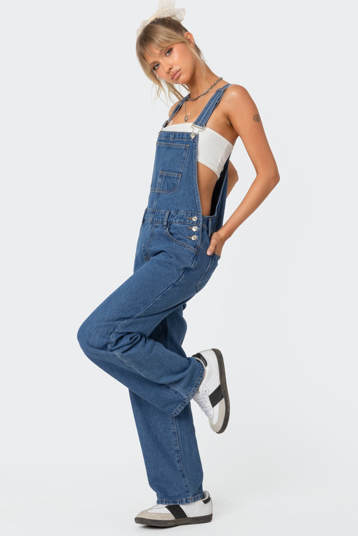 Rosemary Denim Overalls-Milans Time