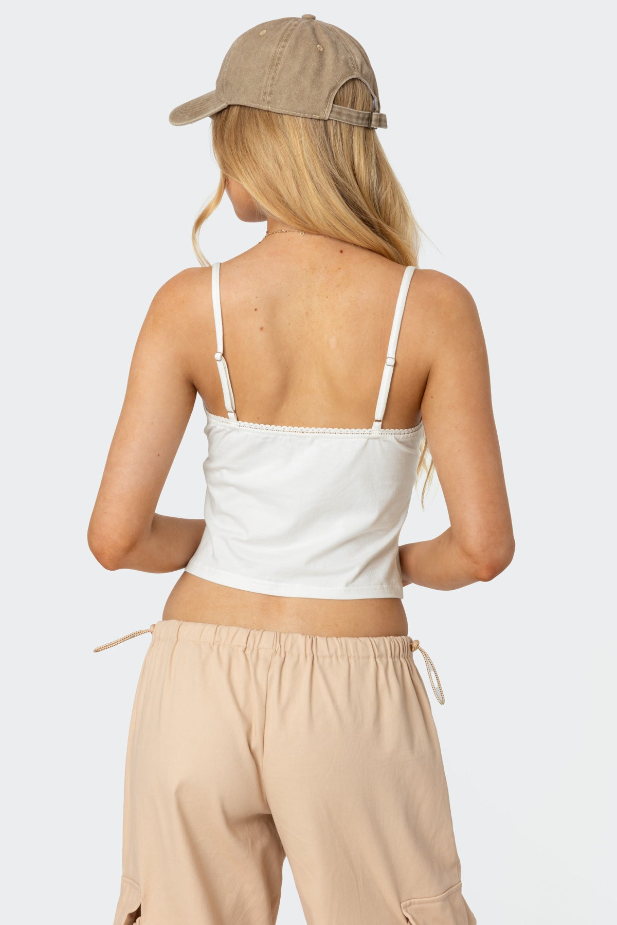 Gila Lace Trim Tank Top-Milans Time